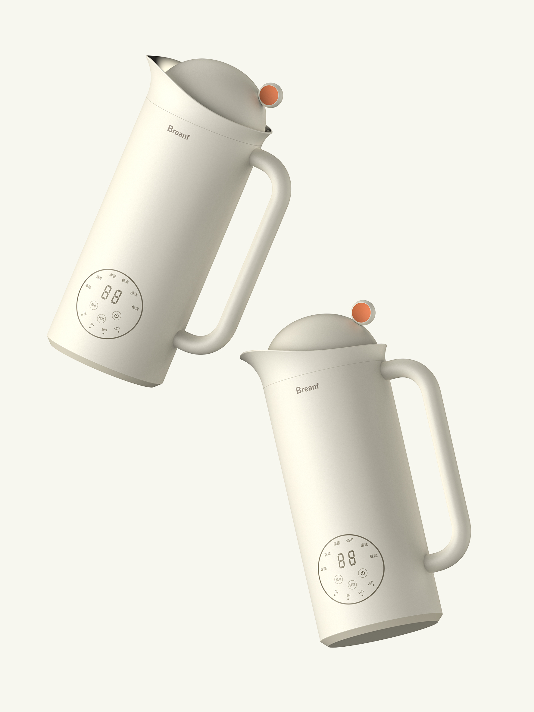 Product Design, Home Appliances, Soybean Milk Machine, Industrial Design, Simple，