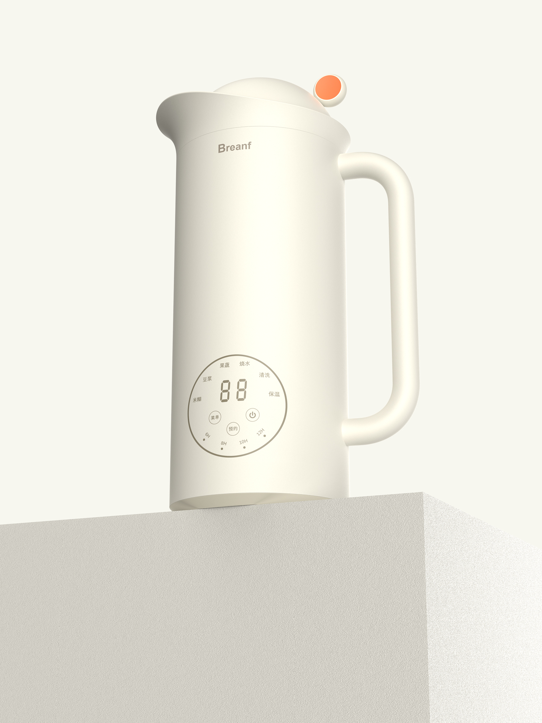 Product Design, Home Appliances, Soybean Milk Machine, Industrial Design, Simple，