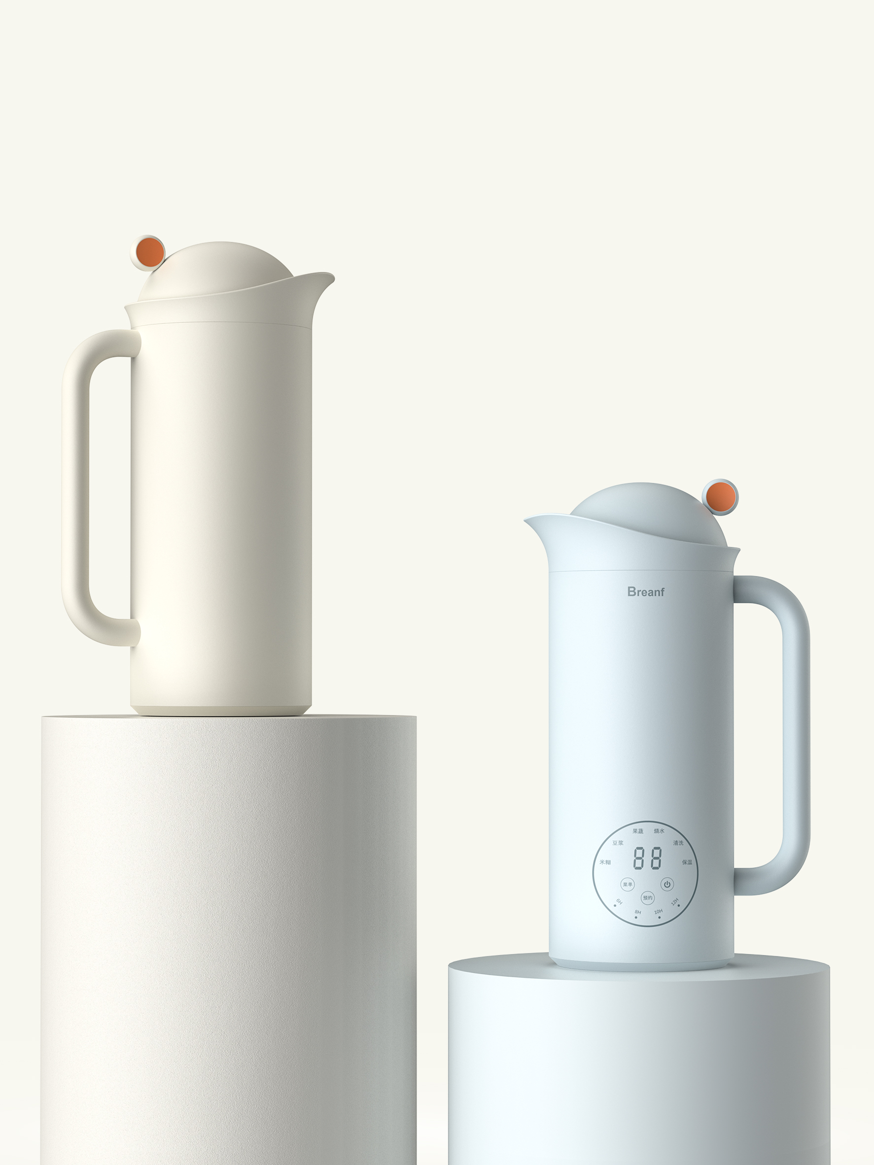 Product Design, Home Appliances, Soybean Milk Machine, Industrial Design, Simple，