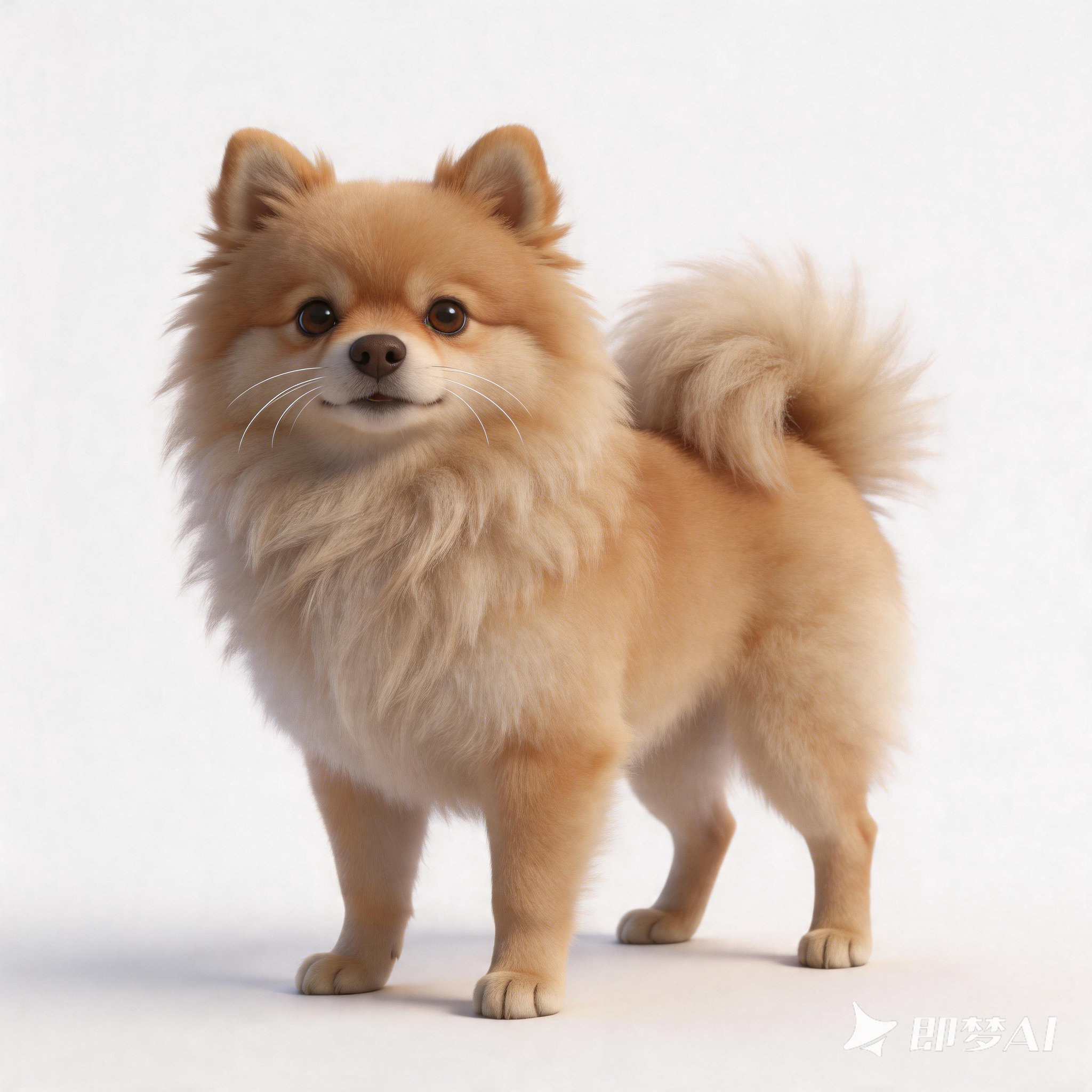 dog，dog，Pomeranian，Pomeranian，