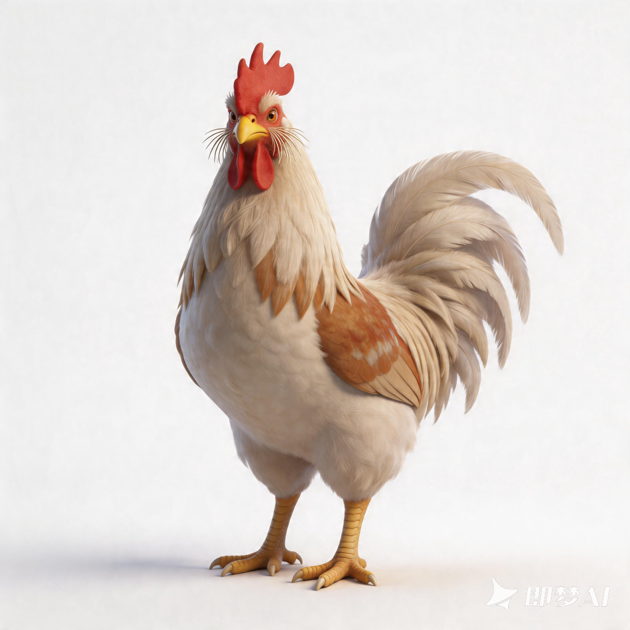 chicken，cock，Colorful rooster，