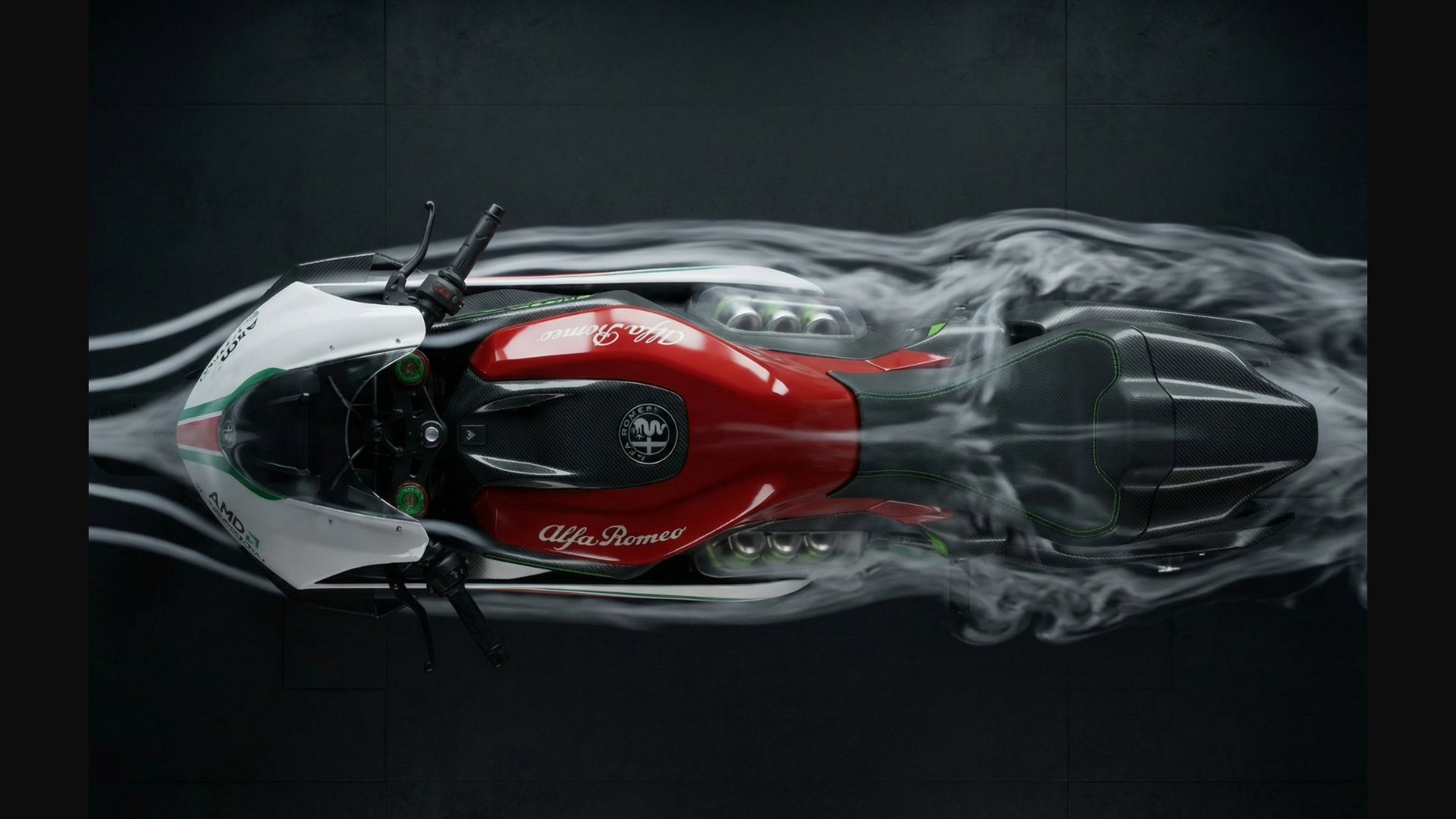 Drone, motorcycle, off-road, holographic,，