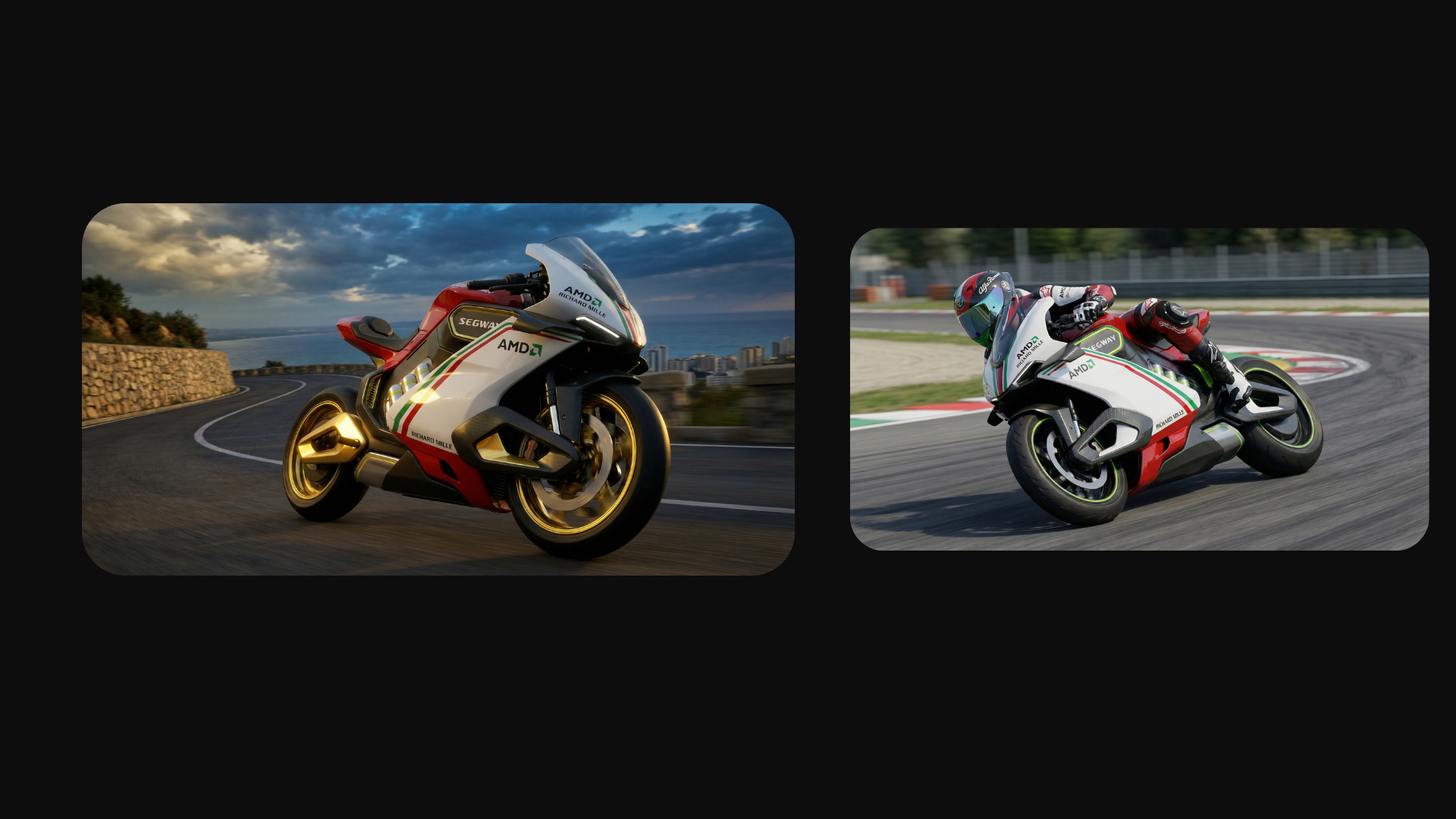 Drone, motorcycle, off-road, holographic,，