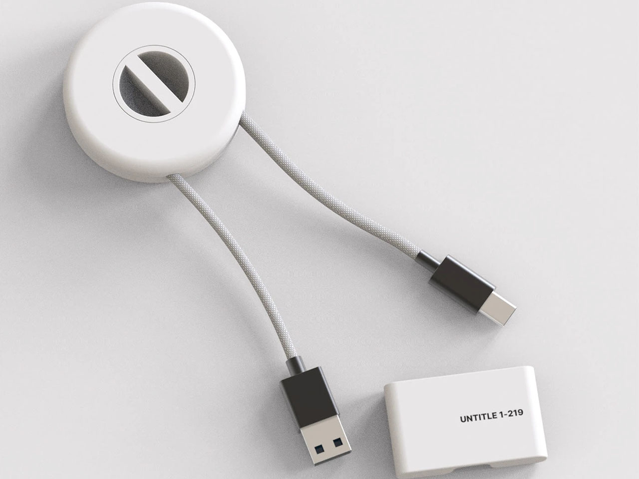 Magnetic suction charging cable storage box，UNTITLE 1-219，Digital accessories，electronic product，