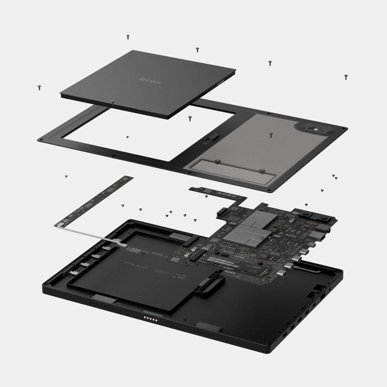 Brax open_slate，Flat，Digital，electronic product，