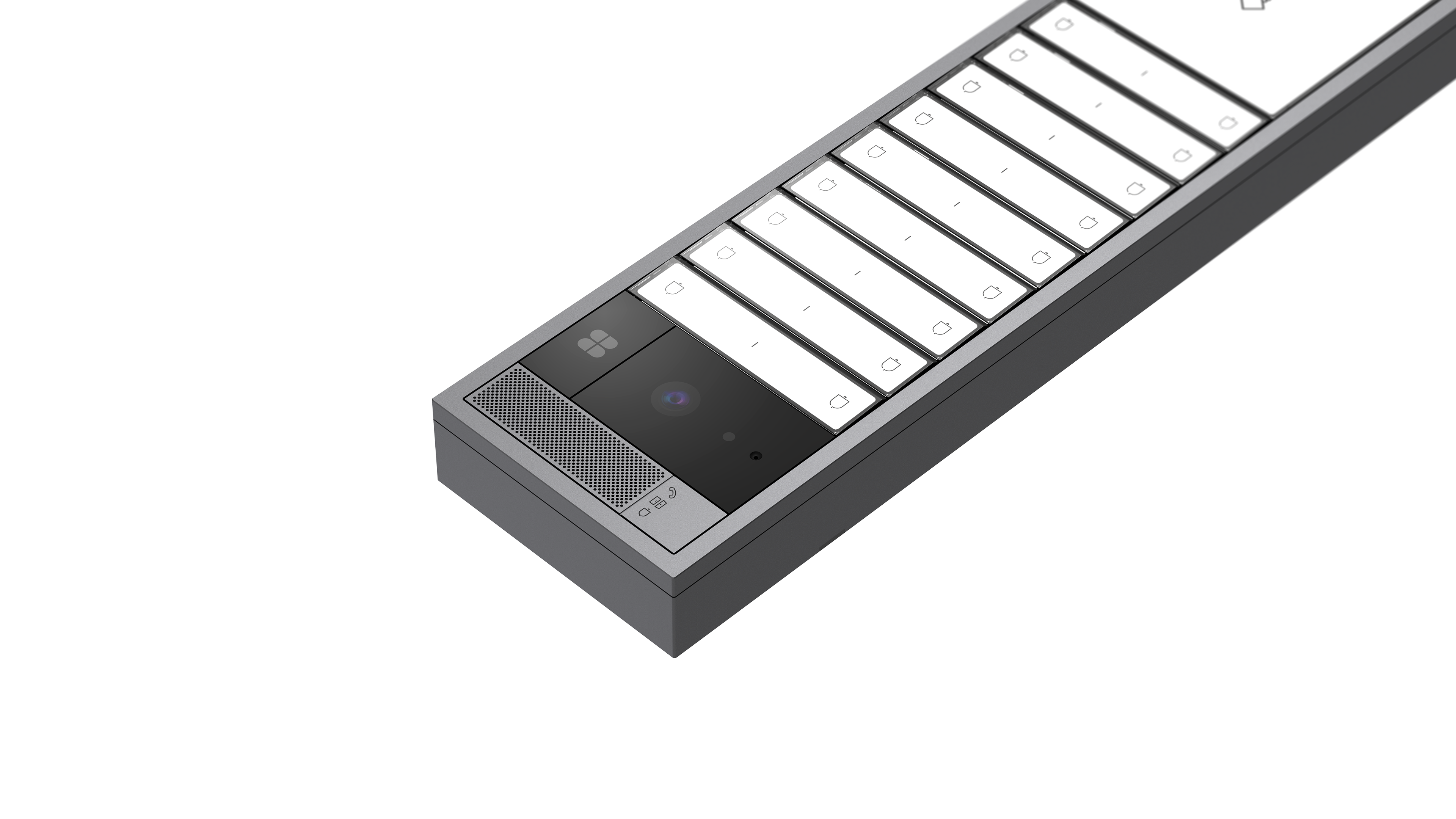 Modular design，Visual intercom，Intelligent access control，