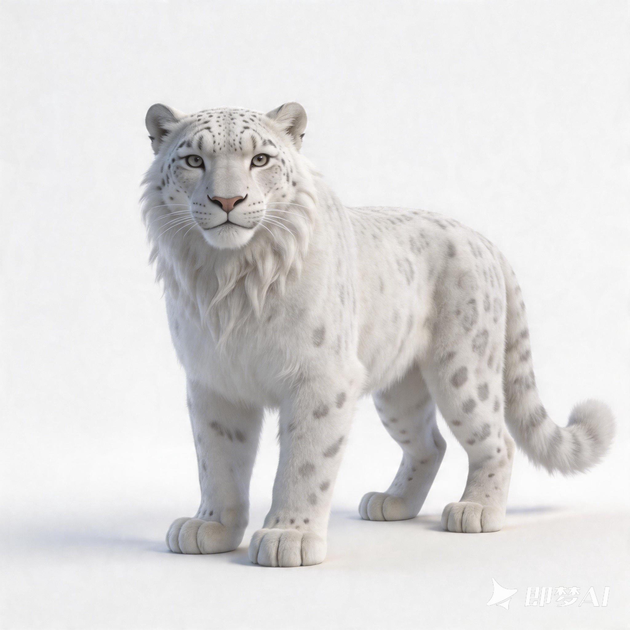 leopard，Snow leopard，