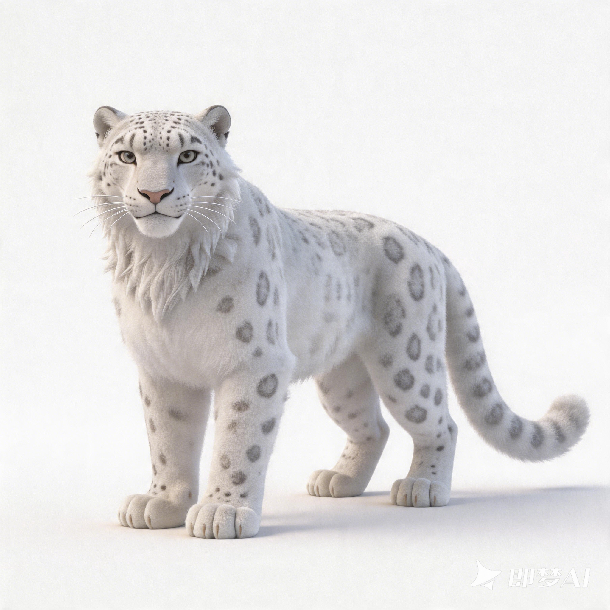 leopard，Snow leopard，