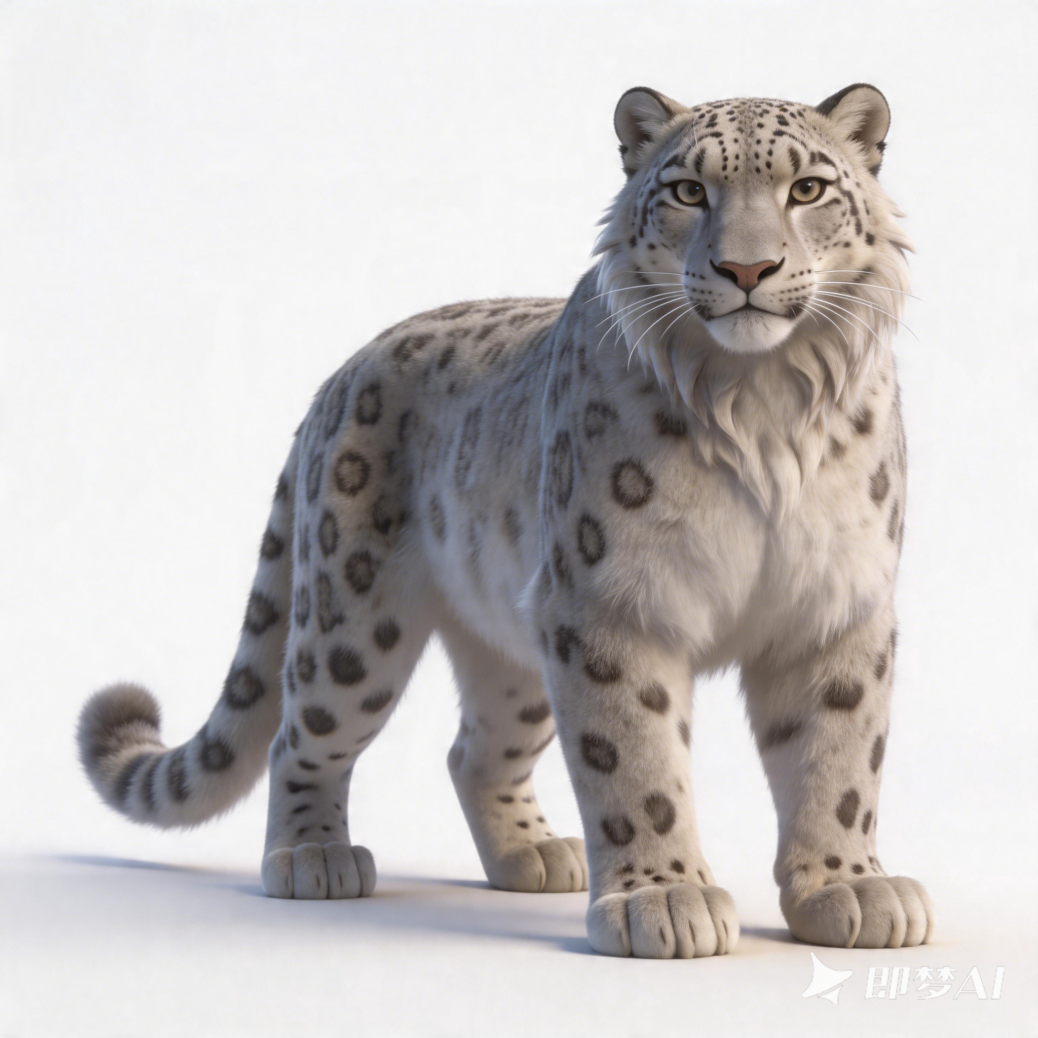 leopard，Snow leopard，