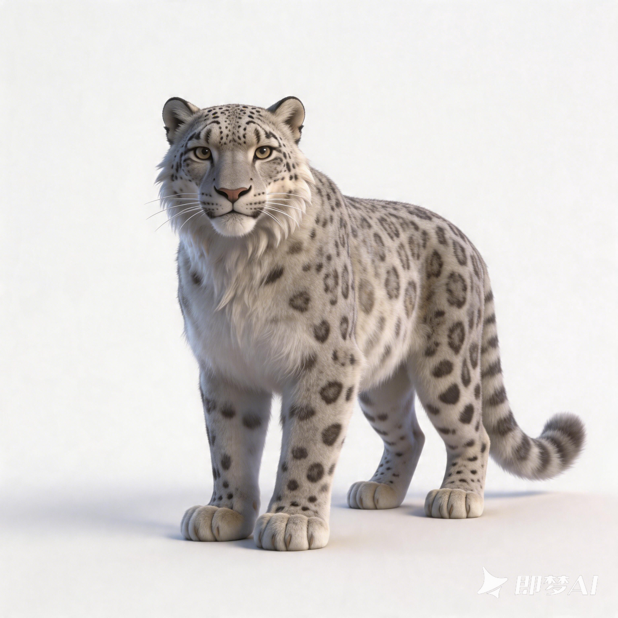 leopard，Snow leopard，