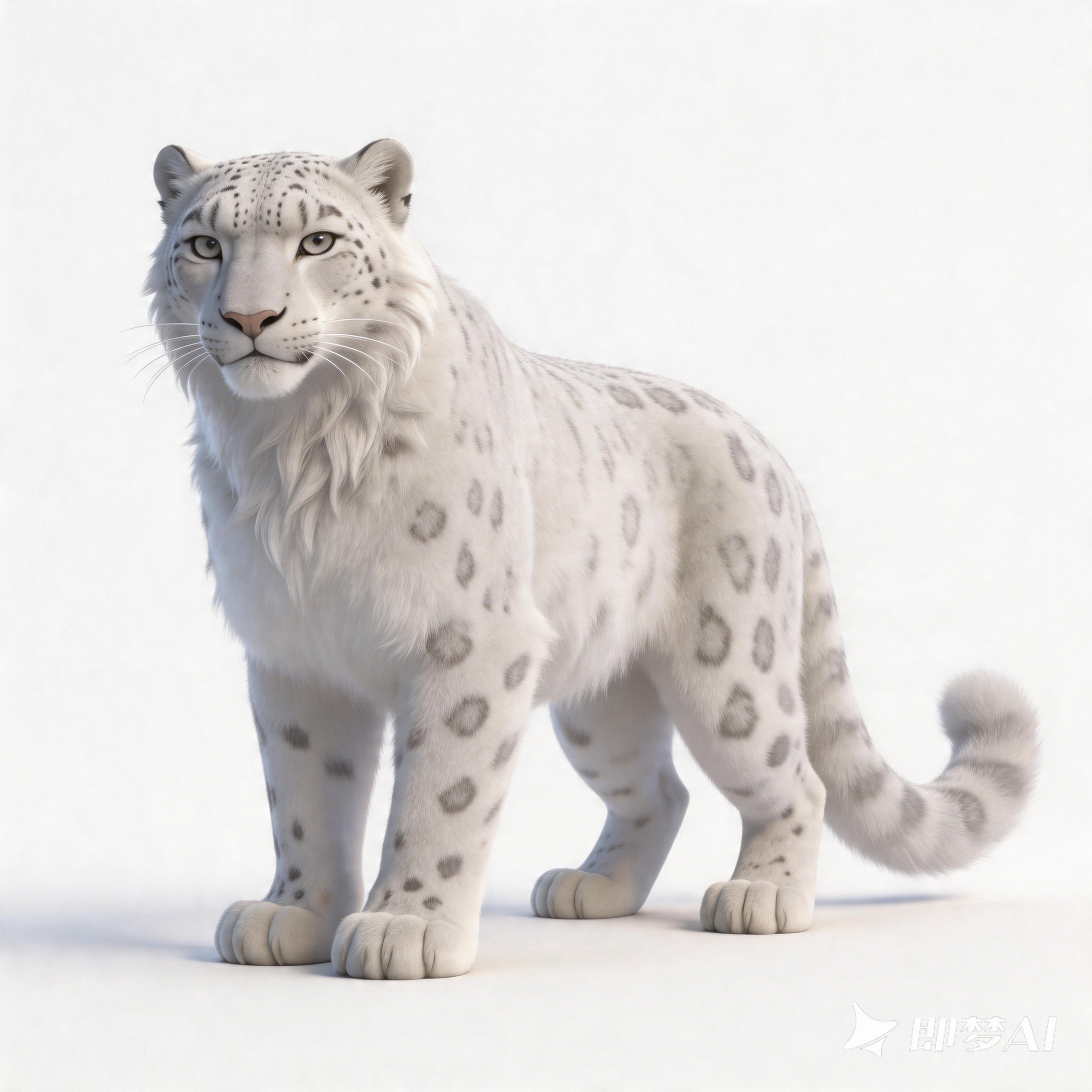 leopard，Snow leopard，
