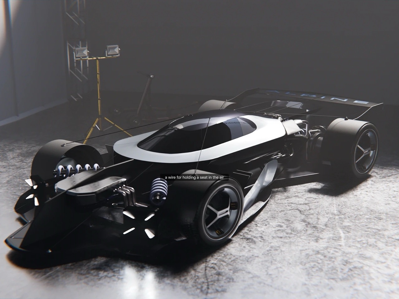 Alpine Horizon，conceptual design，racing，vehicle，