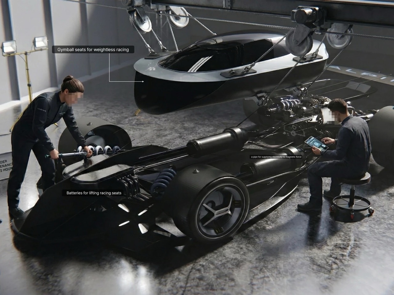 Alpine Horizon，conceptual design，racing，vehicle，