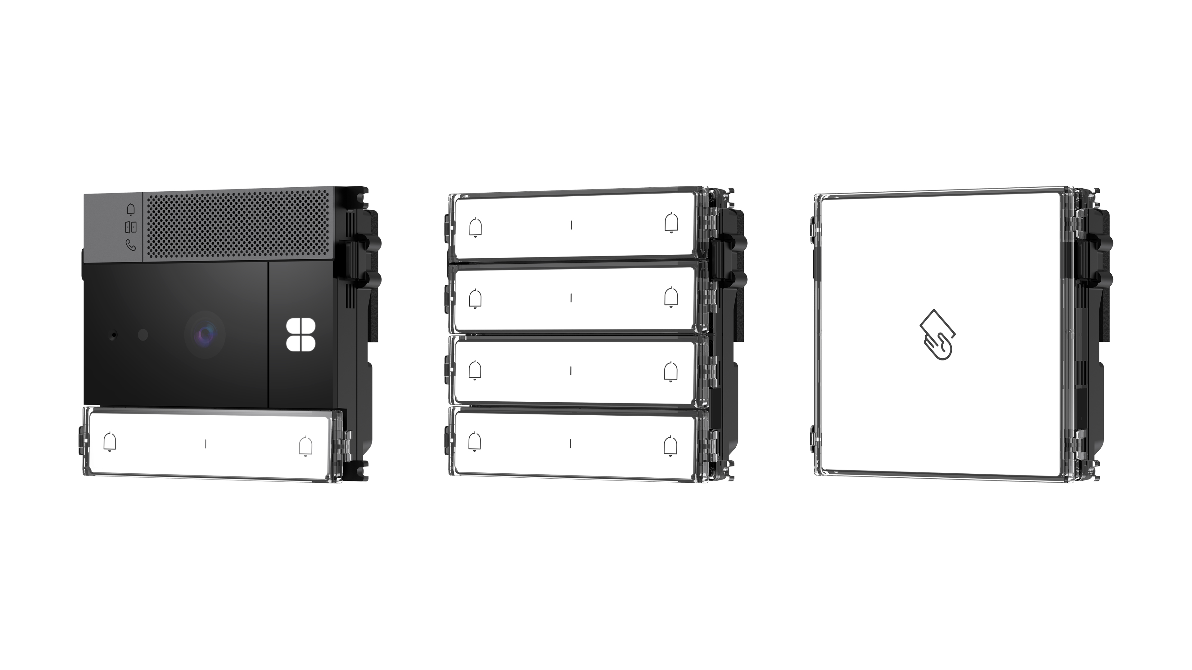 Modular design，Visual intercom，Intelligent access control，
