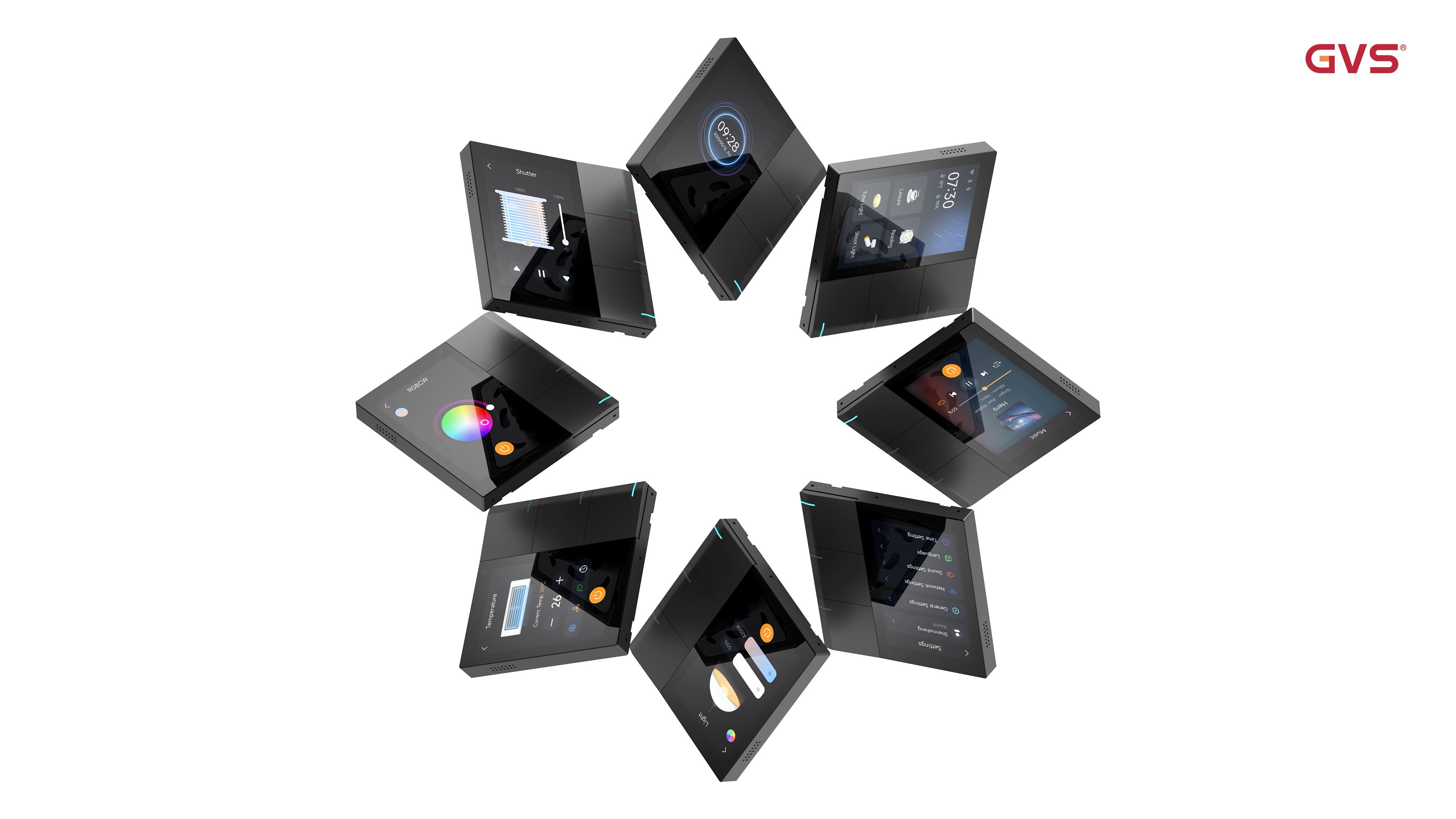 Smart home central control，Visual intercom，