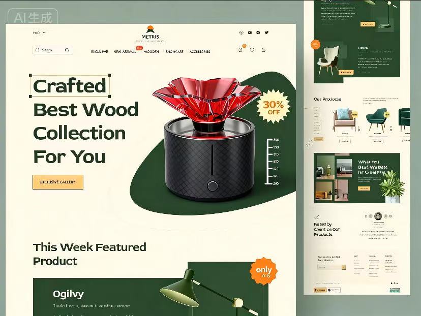 Multi-scene use humidifier，Petal Design，