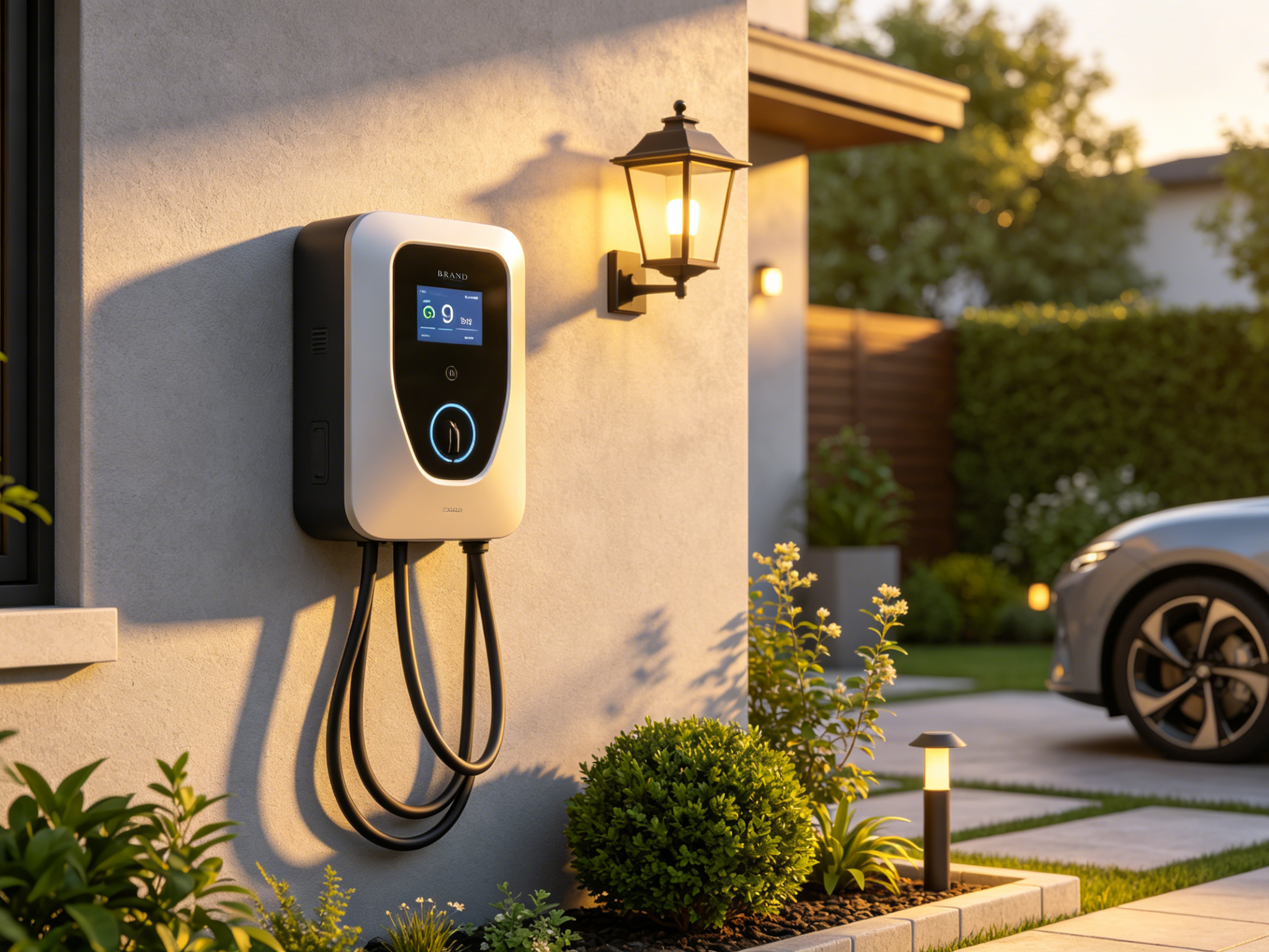 Charging pile，Wall mounted charging pile，new energy，Appearance design，Structural design，Household charging pile，New energy charging equipment，