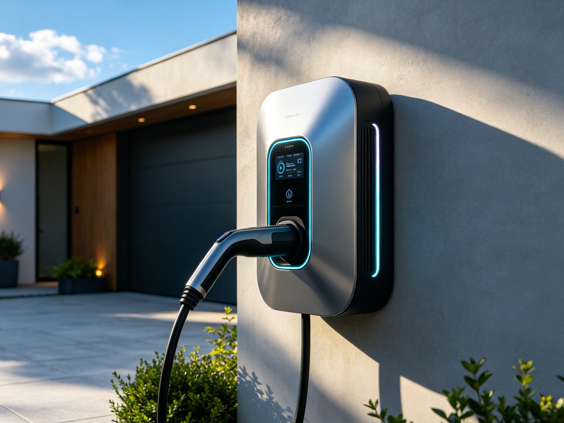 Charging pile，Wall mounted charging pile，new energy，Appearance design，Structural design，Household charging pile，New energy charging equipment，