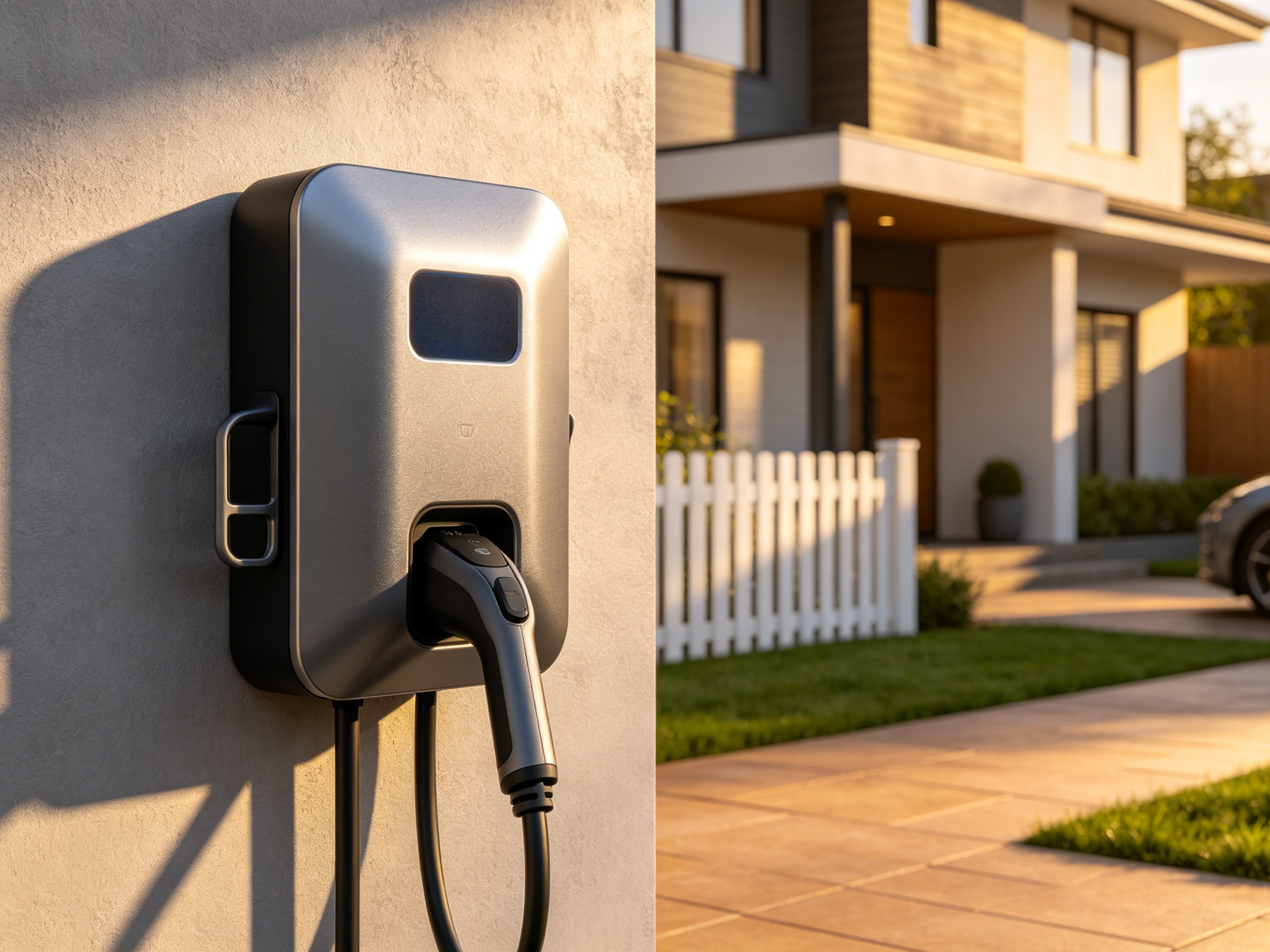 Charging pile，Wall mounted charging pile，new energy，Appearance design，Structural design，Household charging pile，New energy charging equipment，