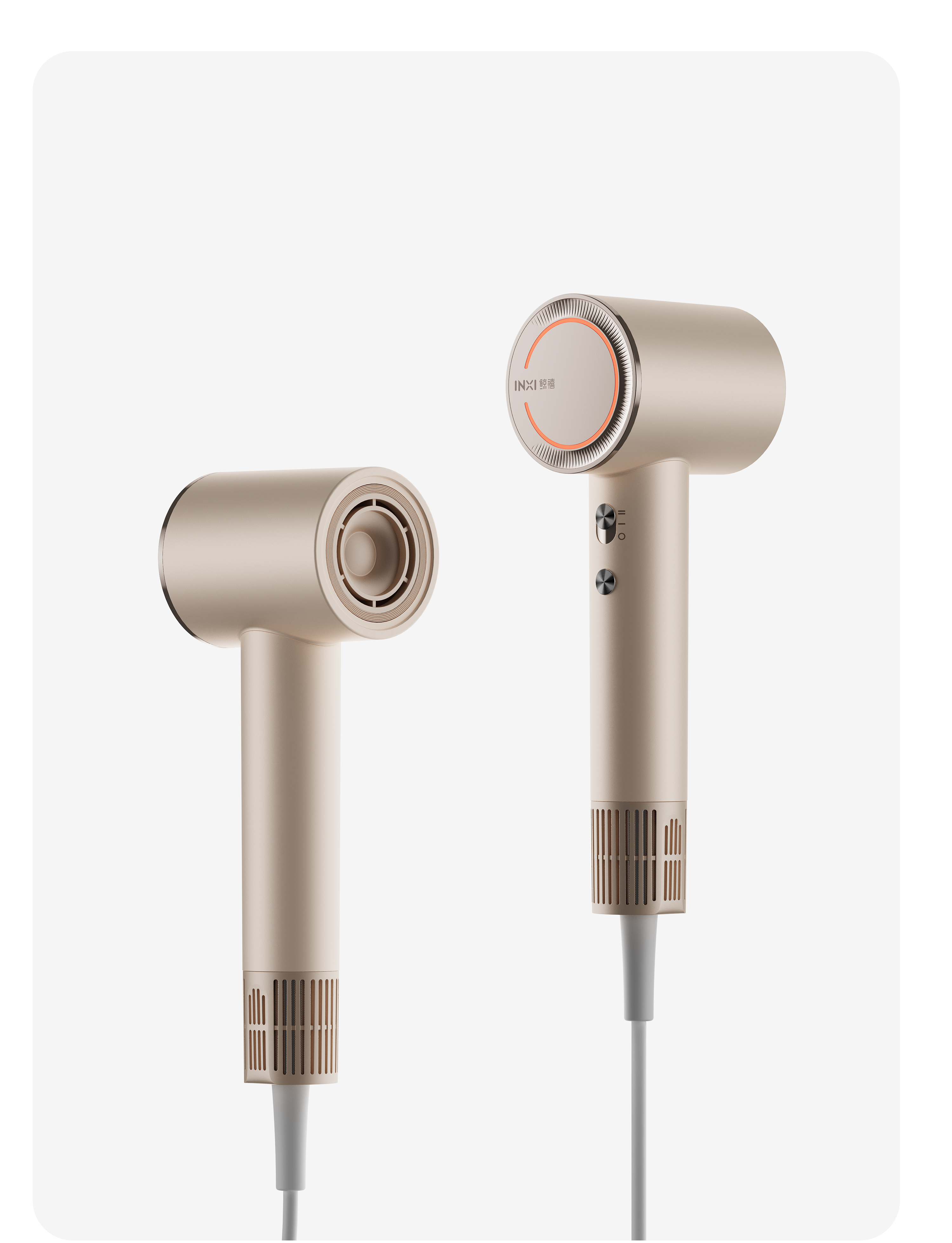 Personal beauty care，Household appliances，High speed hair dryer，industrial design，ID design，Product rendering，Hair care，hair drier，