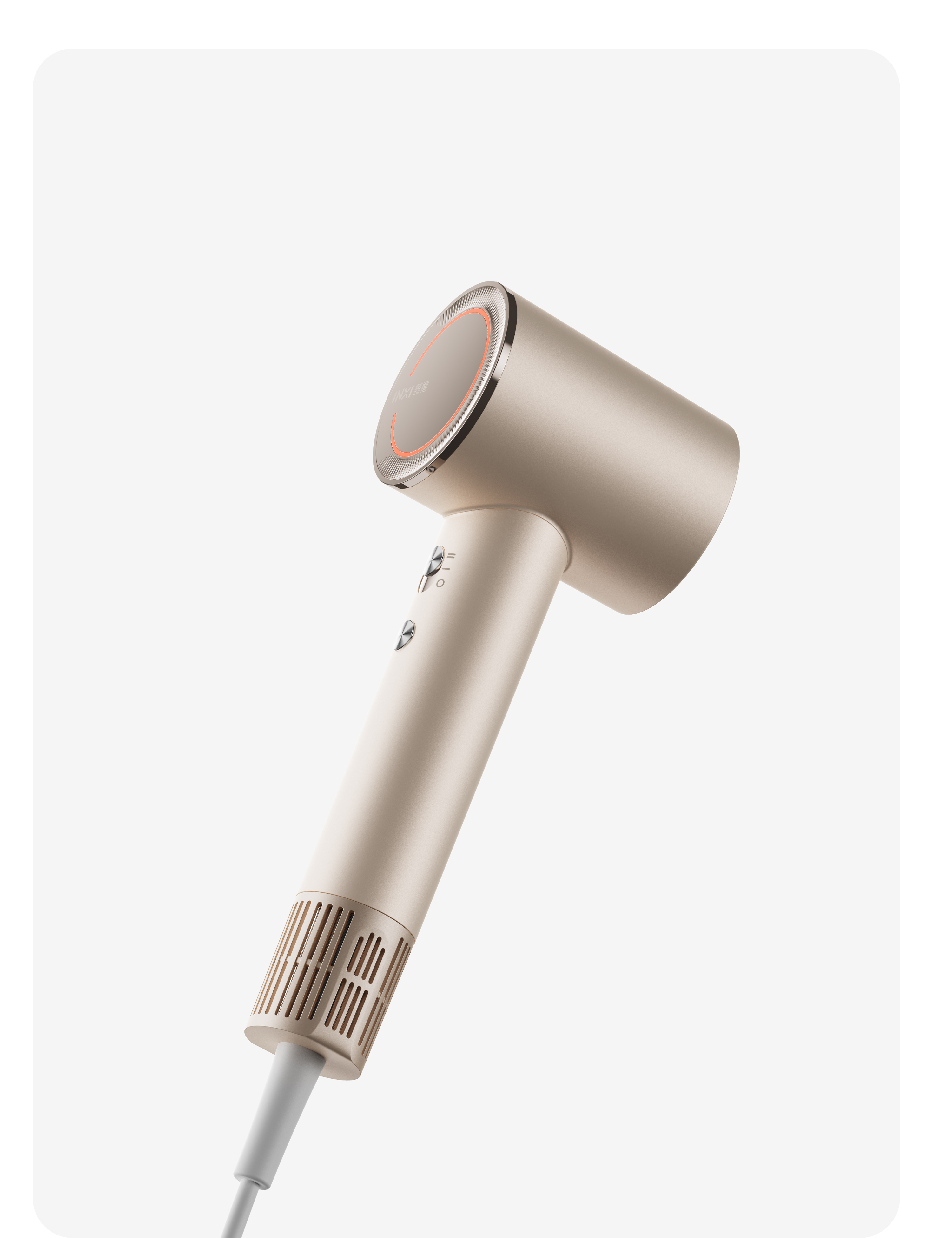 Personal beauty care，Household appliances，High speed hair dryer，industrial design，ID design，Product rendering，Hair care，hair drier，