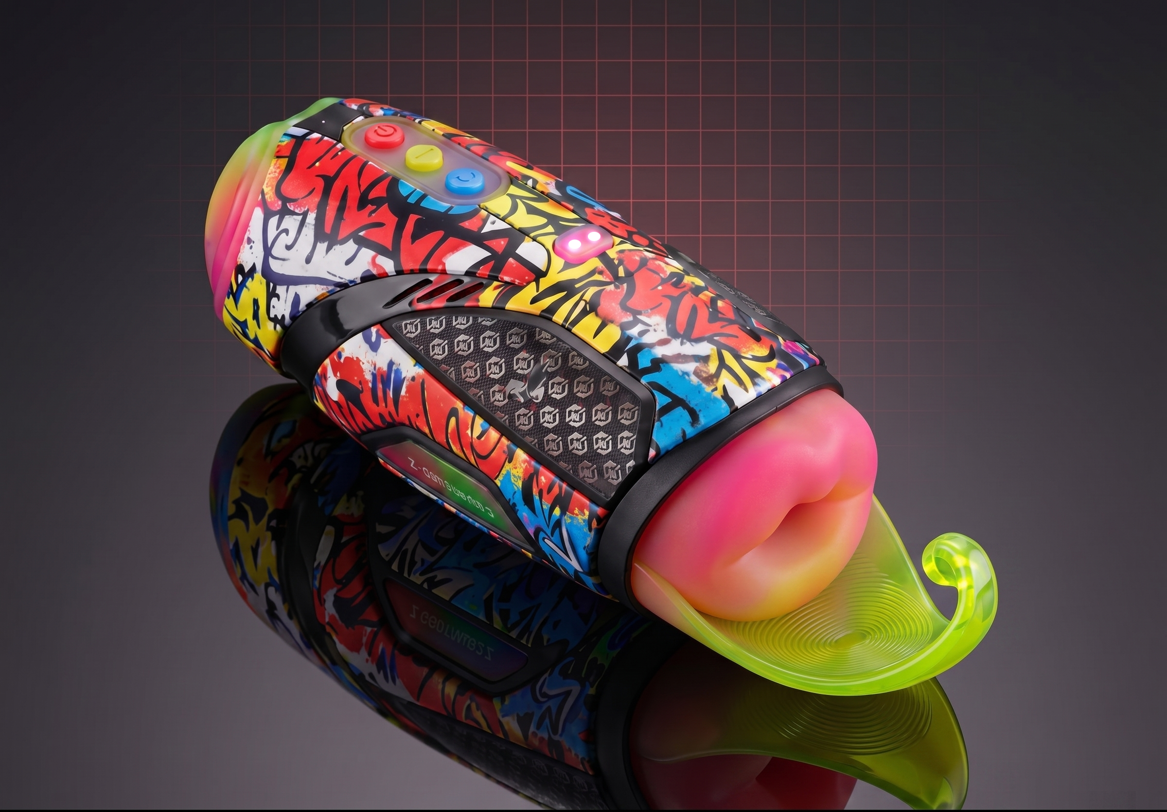 Adult supplies ~ aircraft cup ~ graffiti art ~ product design，
