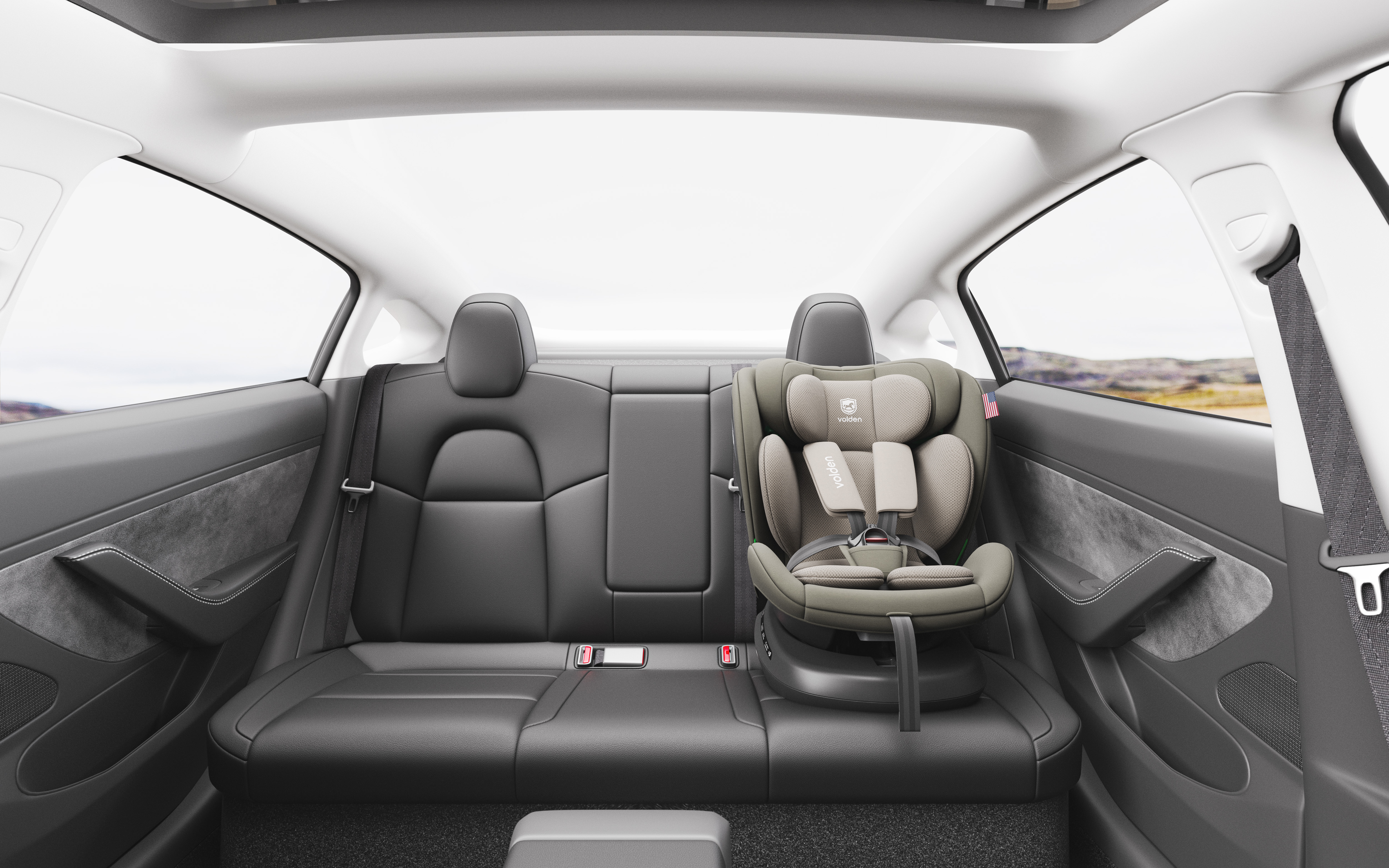 vehicle-use child safety seats，Safety seat modeling rendering，Maternal and infant products，Modeling and rendering，Cross-border e-commerce product rendering，E-commerce details，
