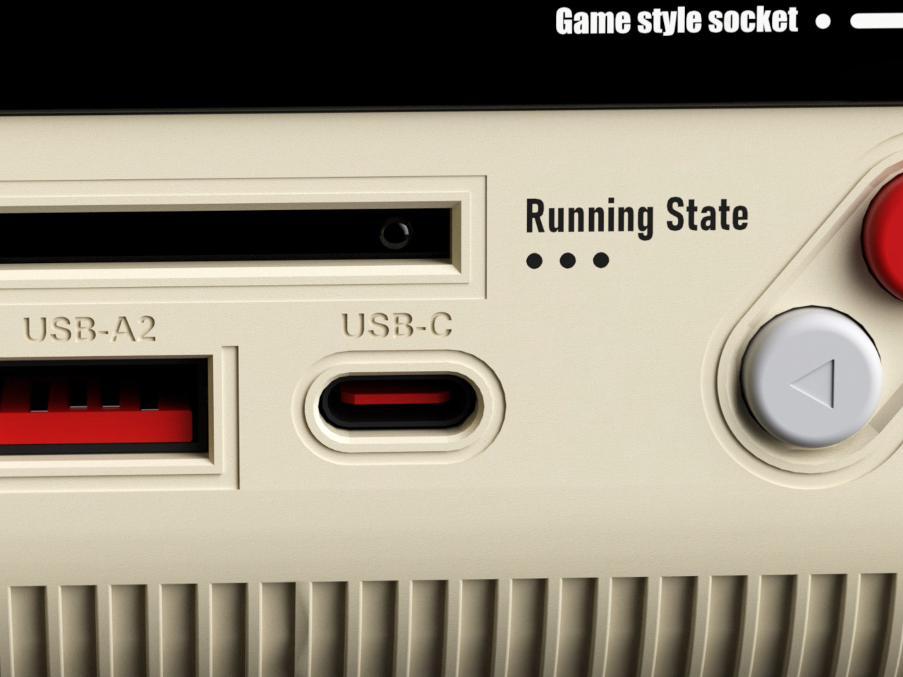 Red and white machine insert row，Game wind socket，Nostalgia E-sports，Desktop fast charge，