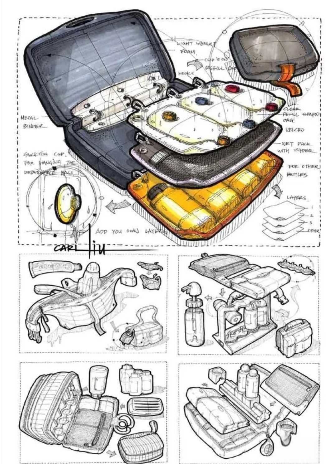 Hand drawn，