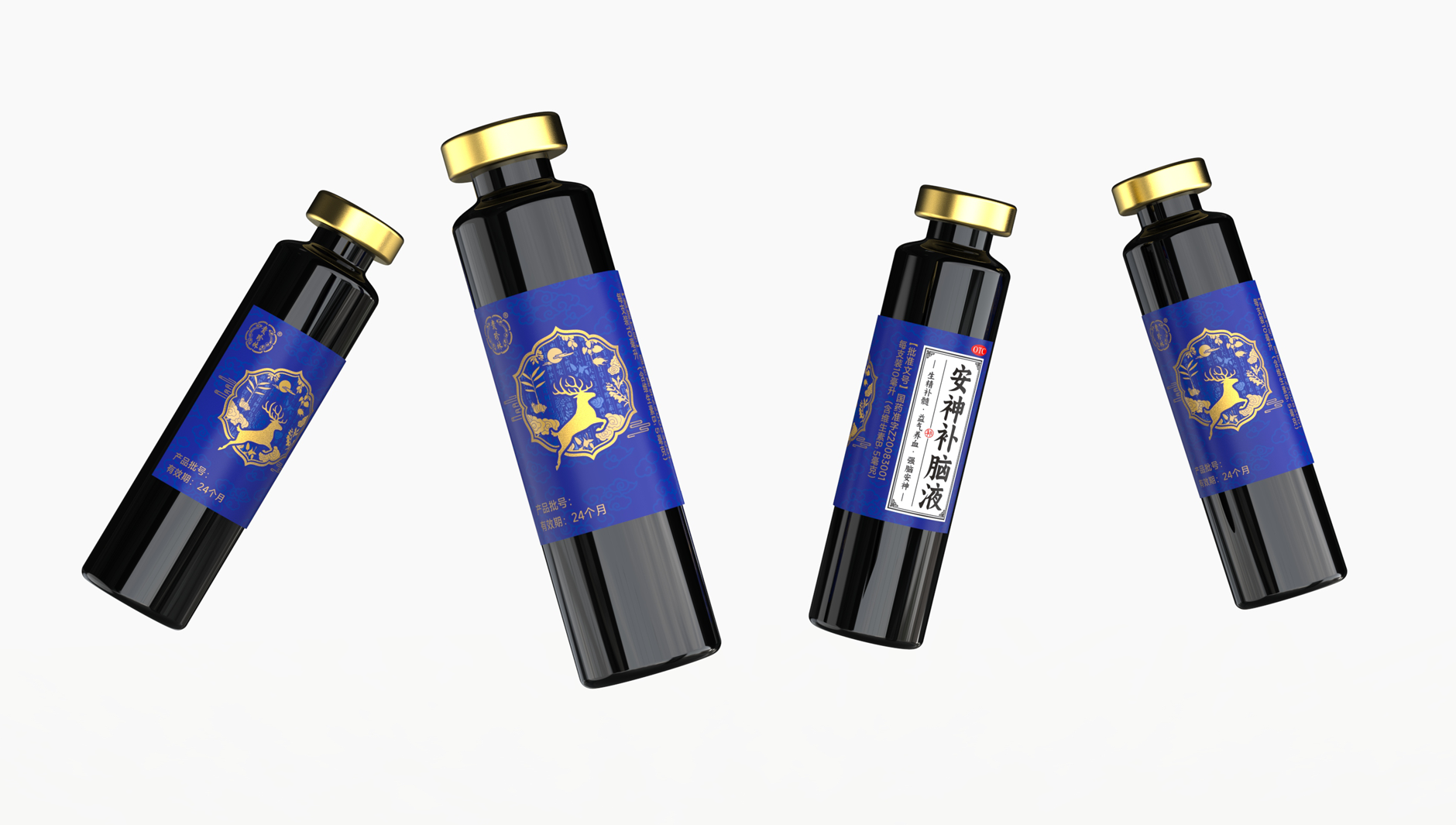 Packaging Design of Chinese Medicine，otc pharmaceutical packaging design，Packaging Design of Anshen Sleeping Drugs，