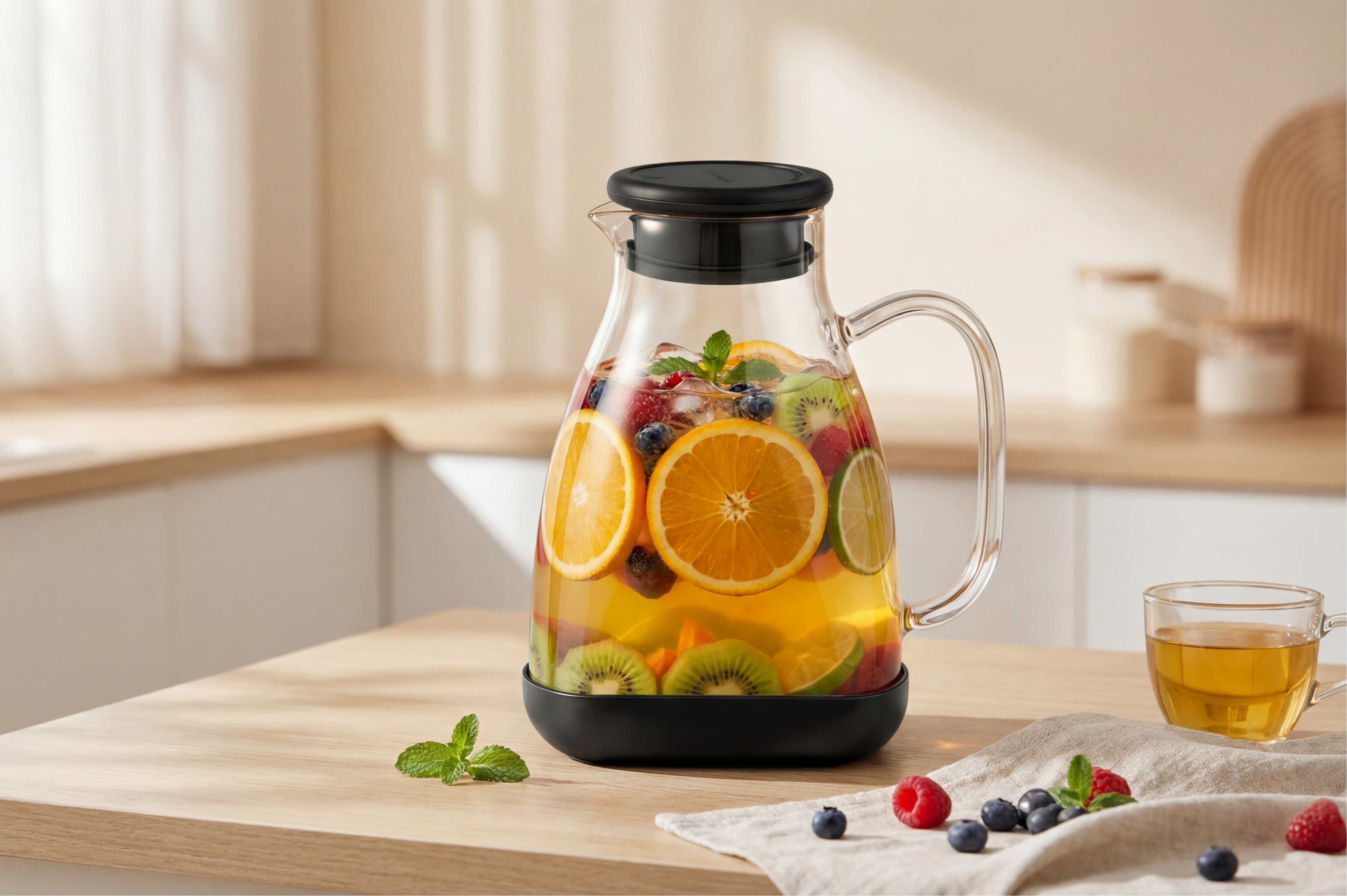 Glass，silica gel，Cool kettle，refrigerator style，