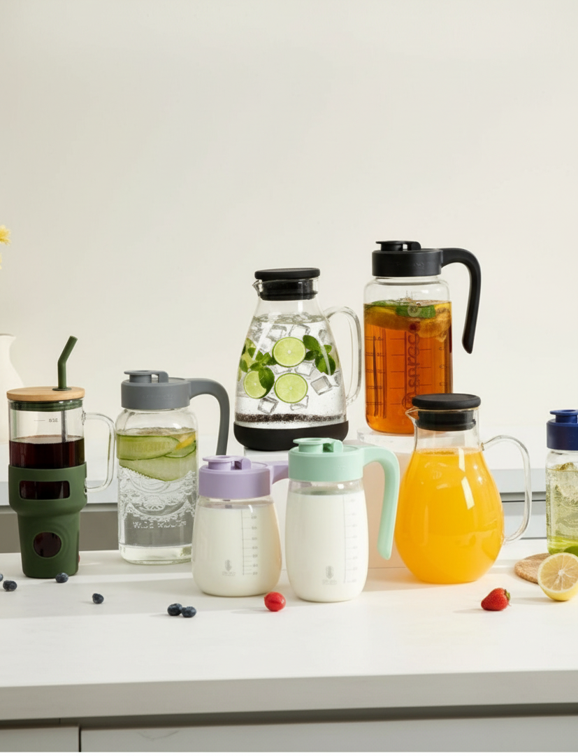 Glass，silica gel，Cool kettle，refrigerator style，