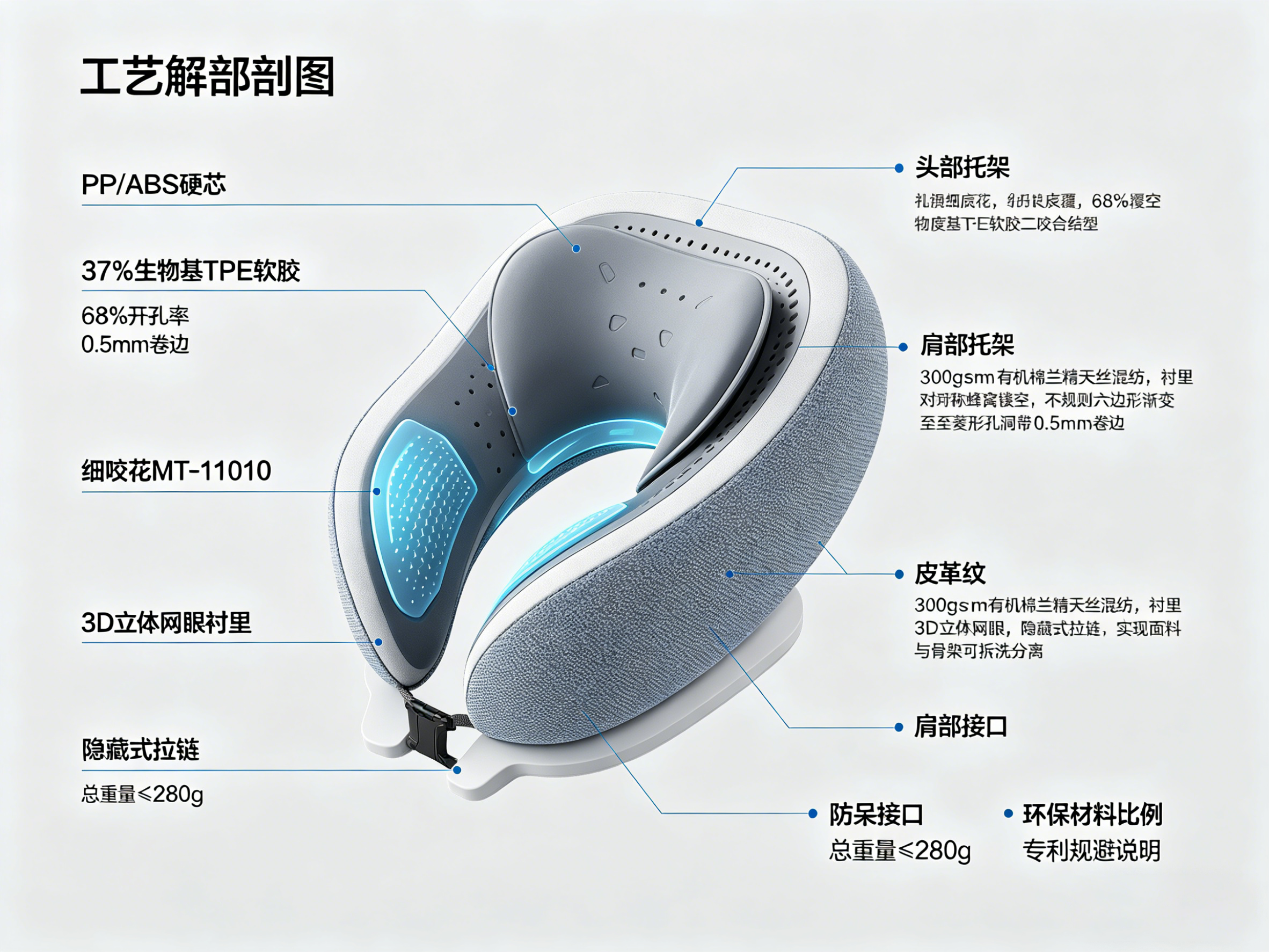 Neck pillow design 22，