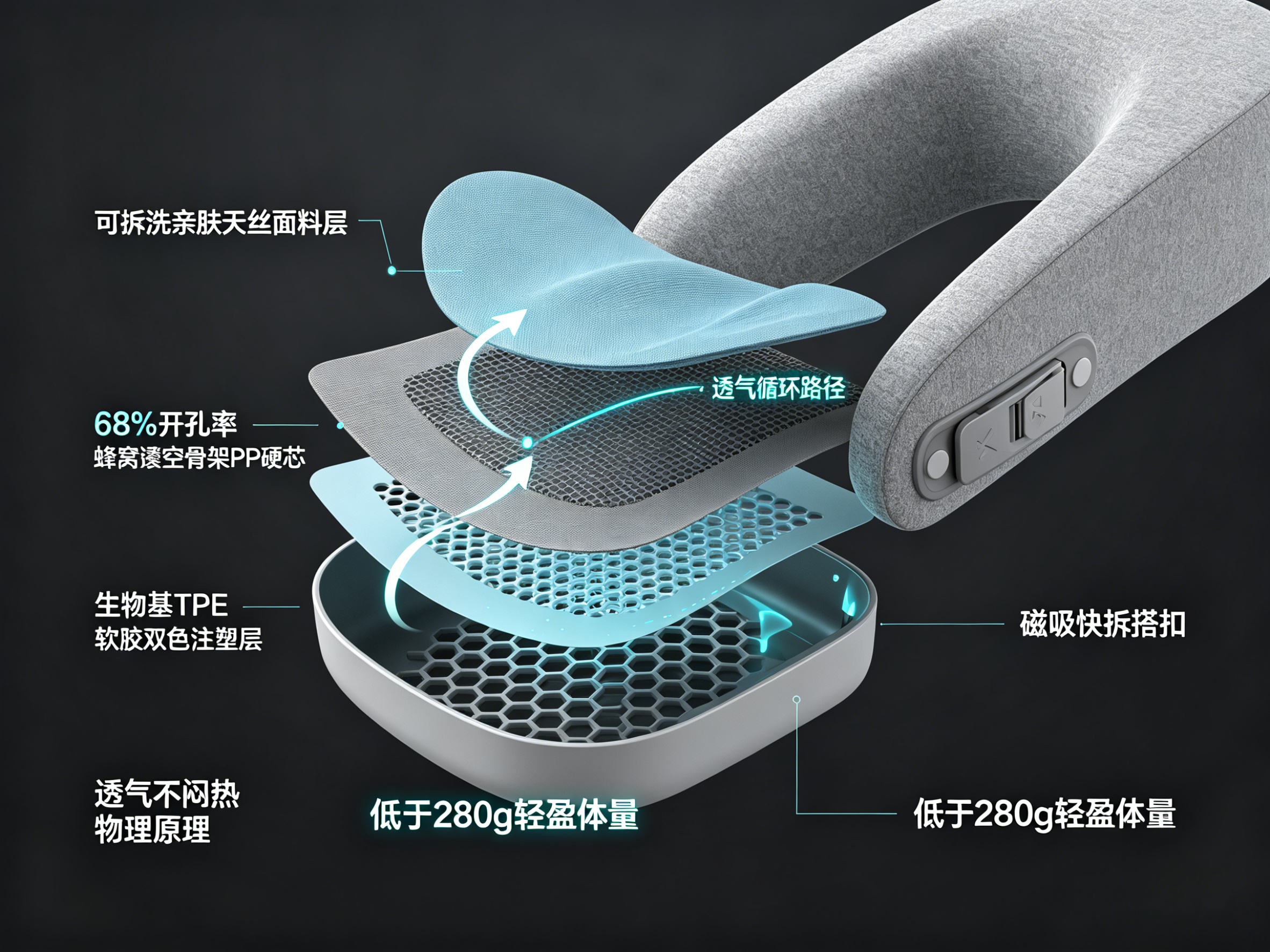 Neck pillow design 33，