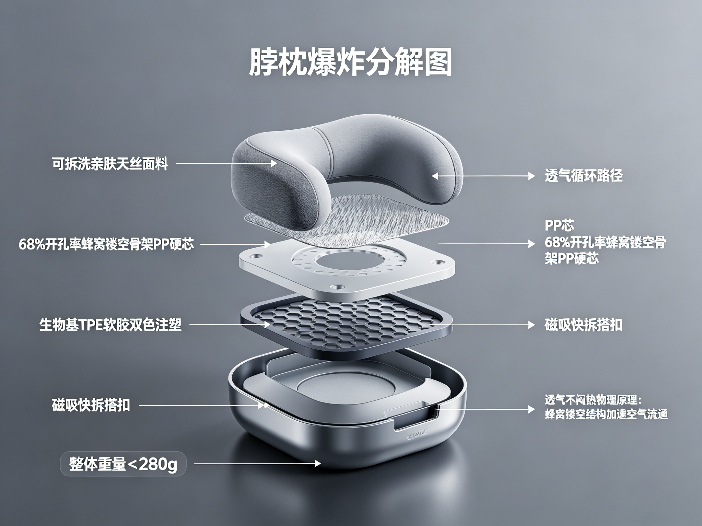 Neck pillow design 33，