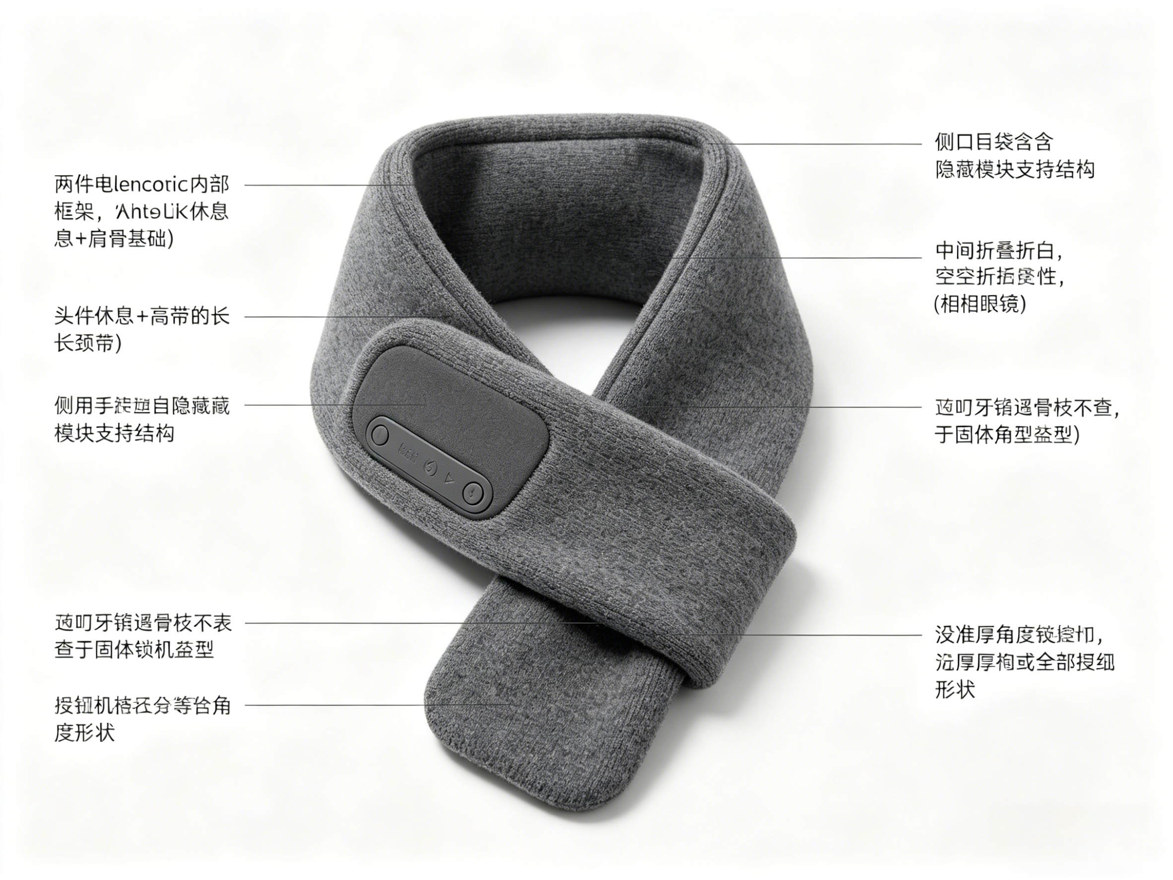 Neck pillow design 44，