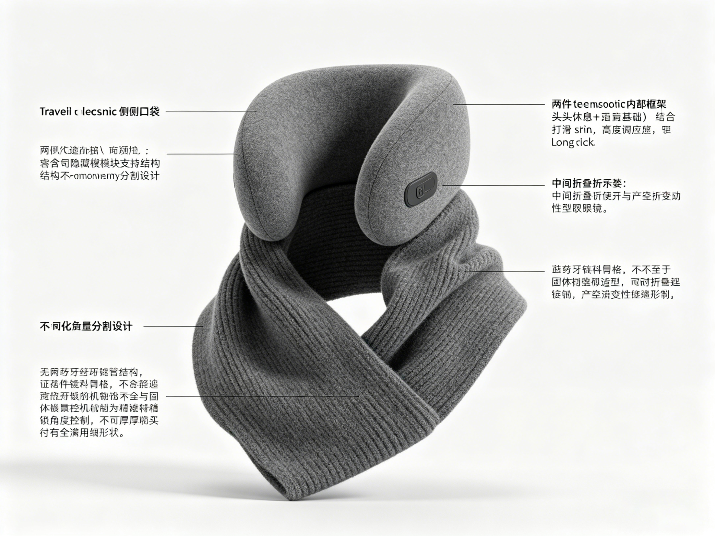 Neck pillow design 55，