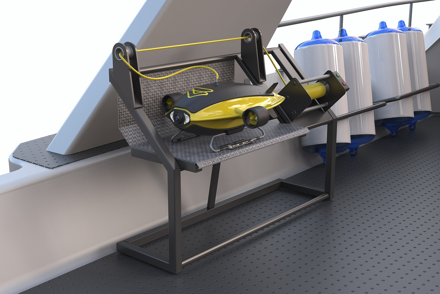 Underwater vehicle，Underwater minesweeping，search for and rescue，Military assault boat，Alp Germans，Reprint，