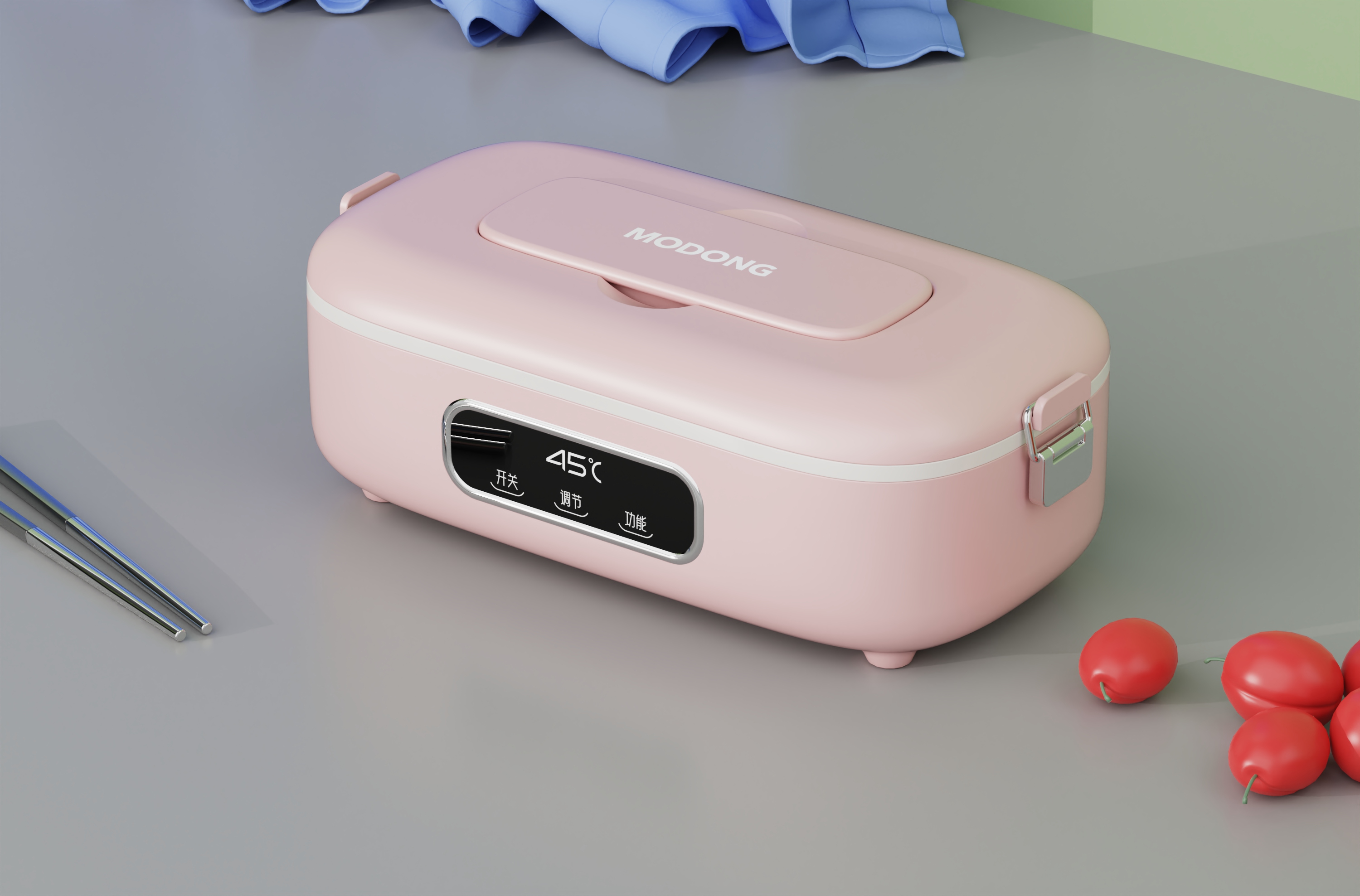 Electric Heating Lunch Box 3，