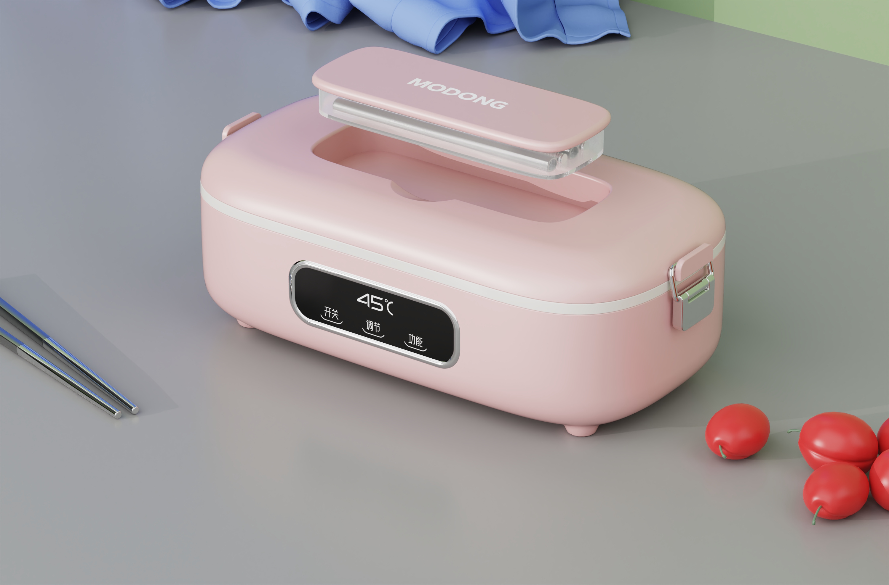 Electric Heating Lunch Box 3，
