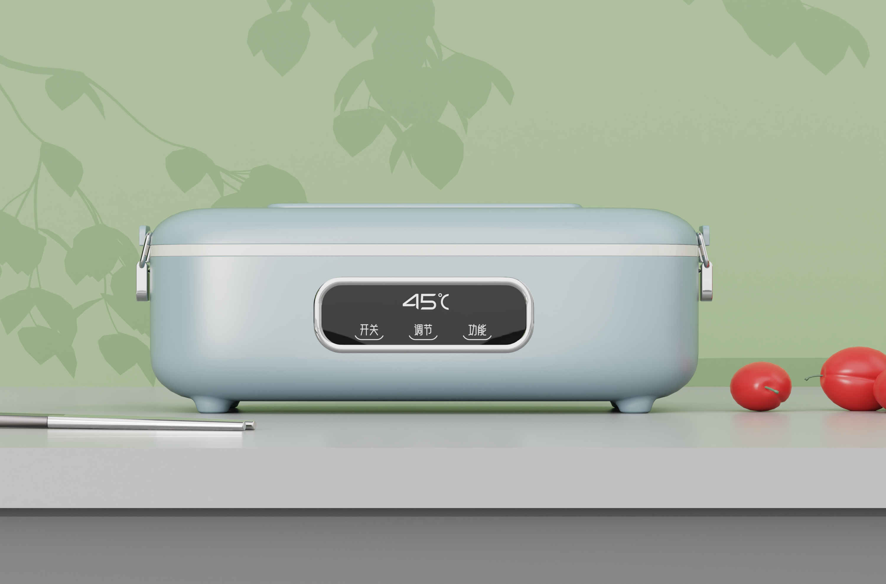 Electric Heating Lunch Box 3，