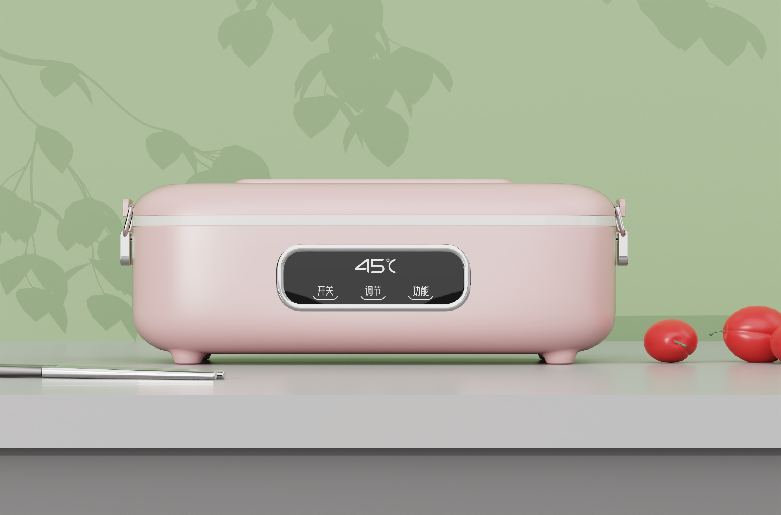 Electric Heating Lunch Box 3，