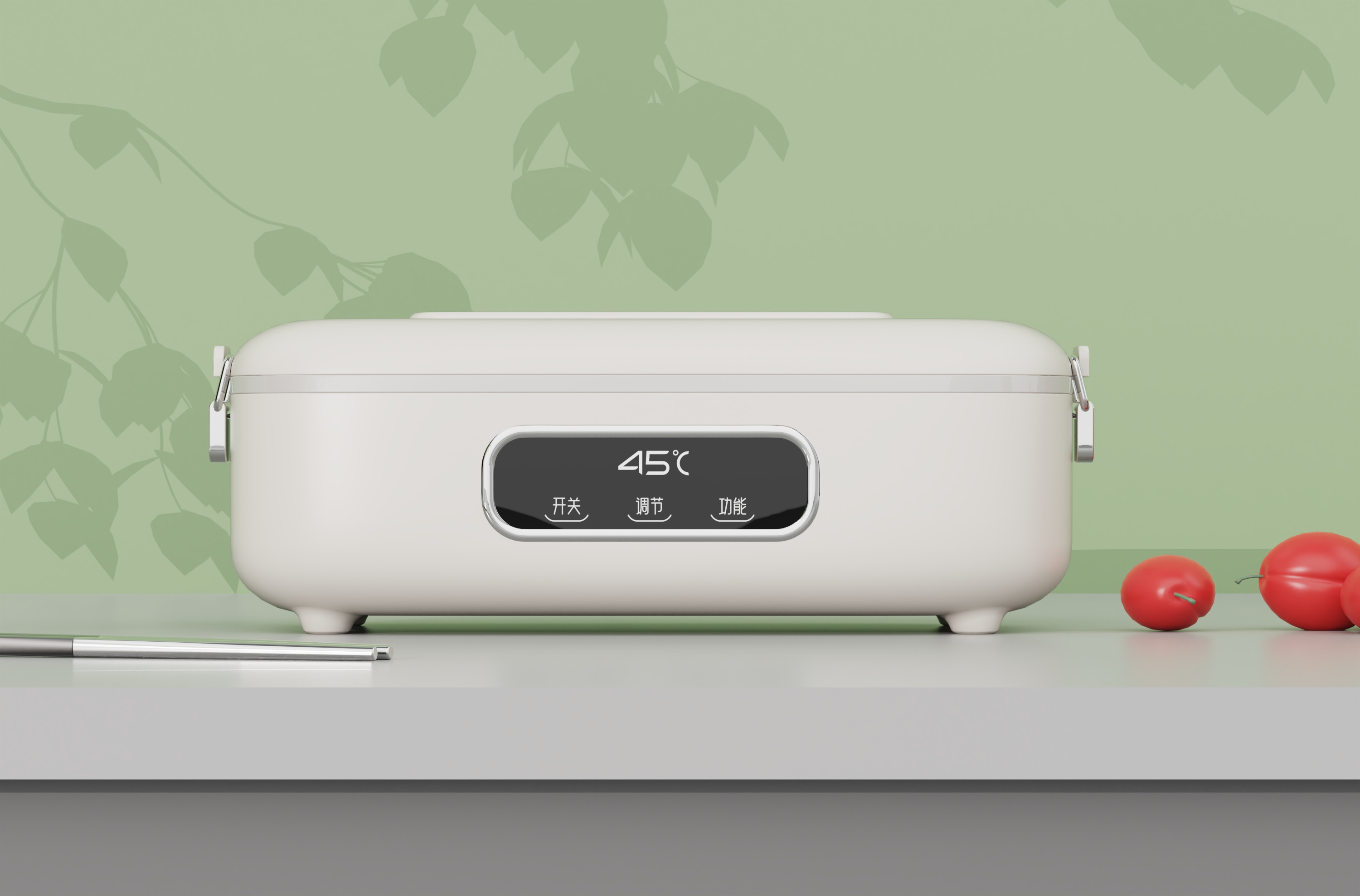 Electric Heating Lunch Box 3，