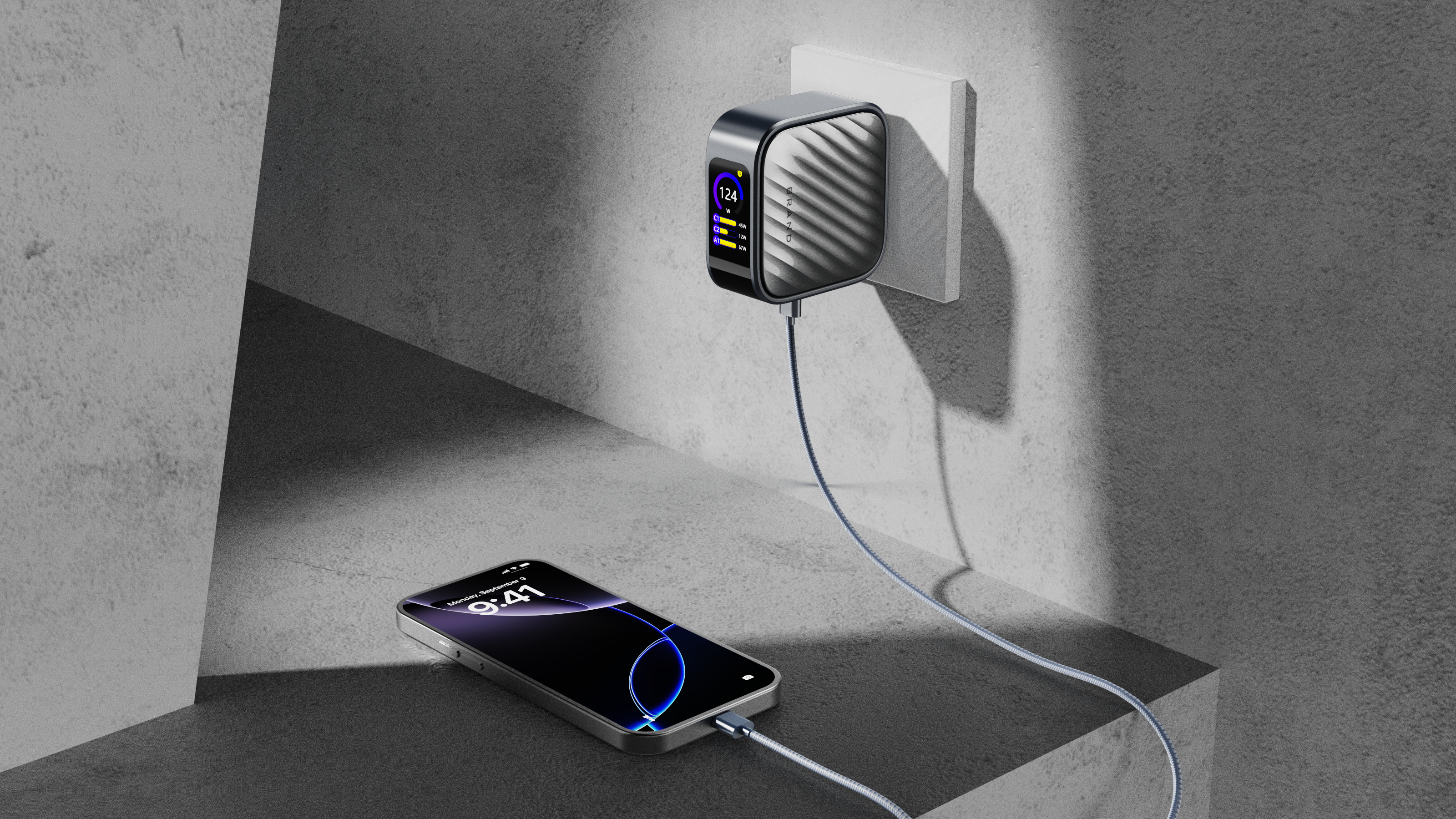 Gallium Nitride Smart Charger/Digital Products，