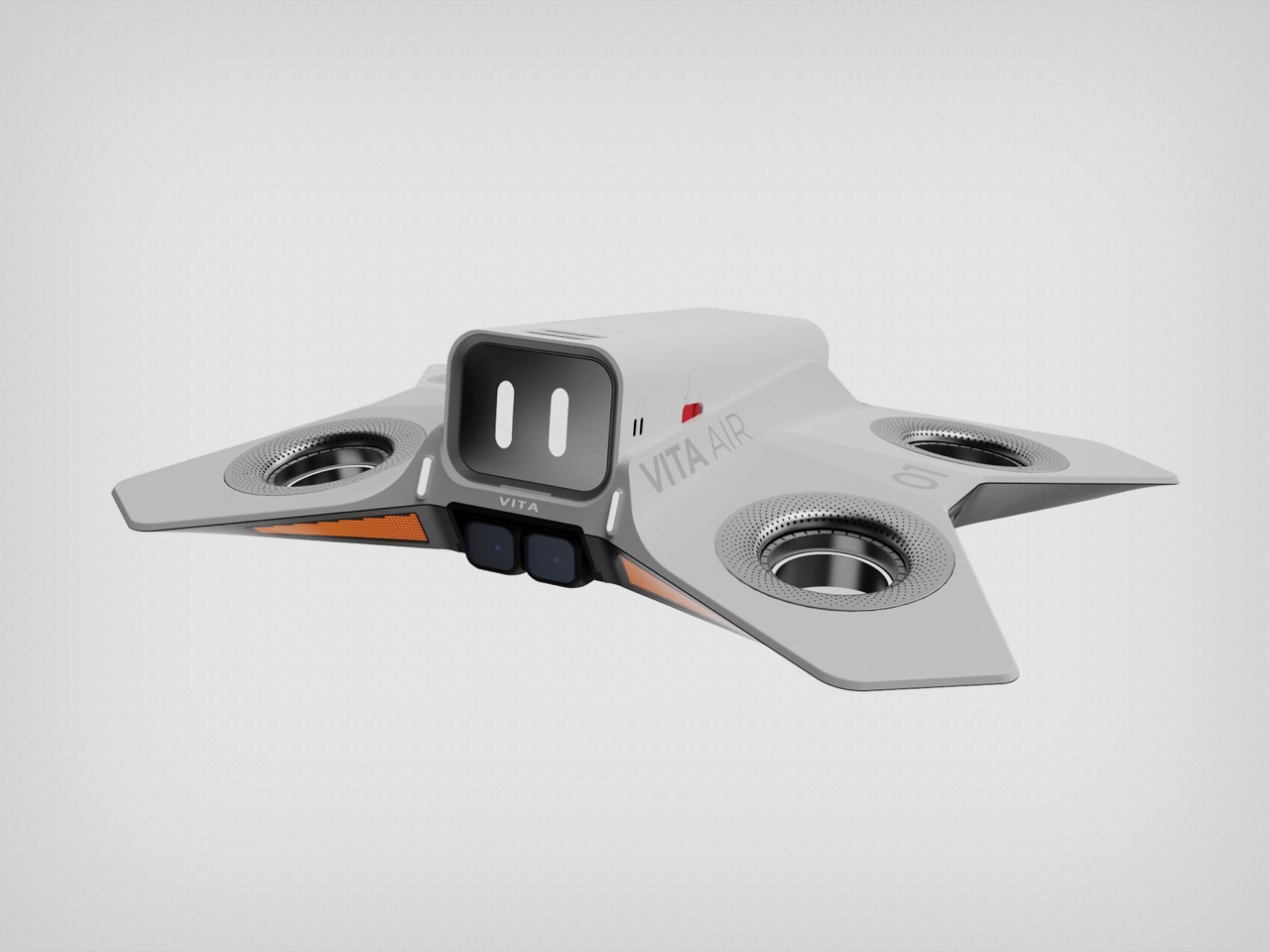 VITA，Blade-less UAV，rescue，Ducted fan，Red dot concept award，