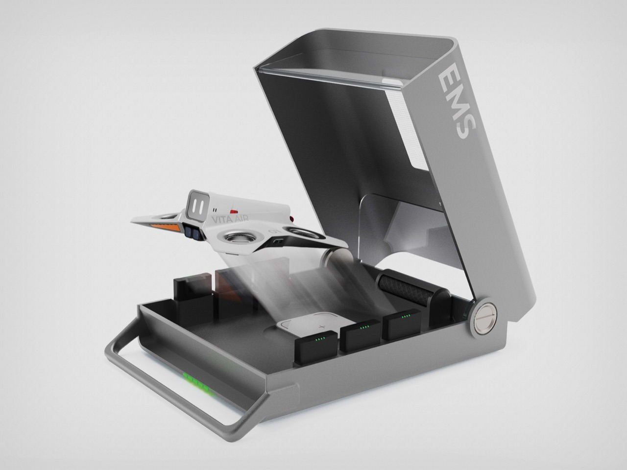 VITA，Blade-less UAV，rescue，Ducted fan，Red dot concept award，