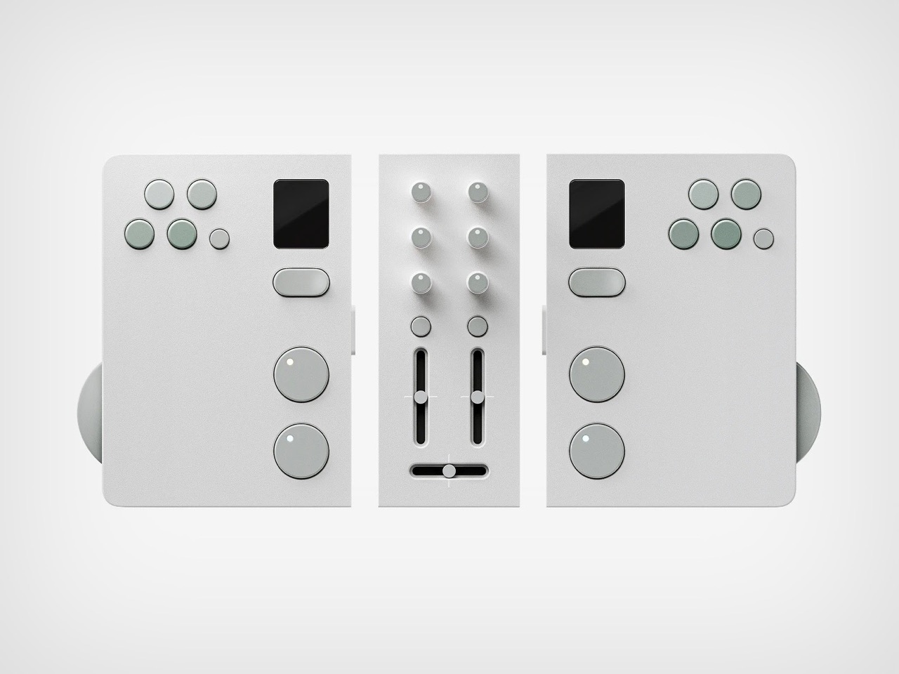 Split DJ Controller，Switch inspiration，Double Dish，Twin DJ Console，Portable Dish Maker，