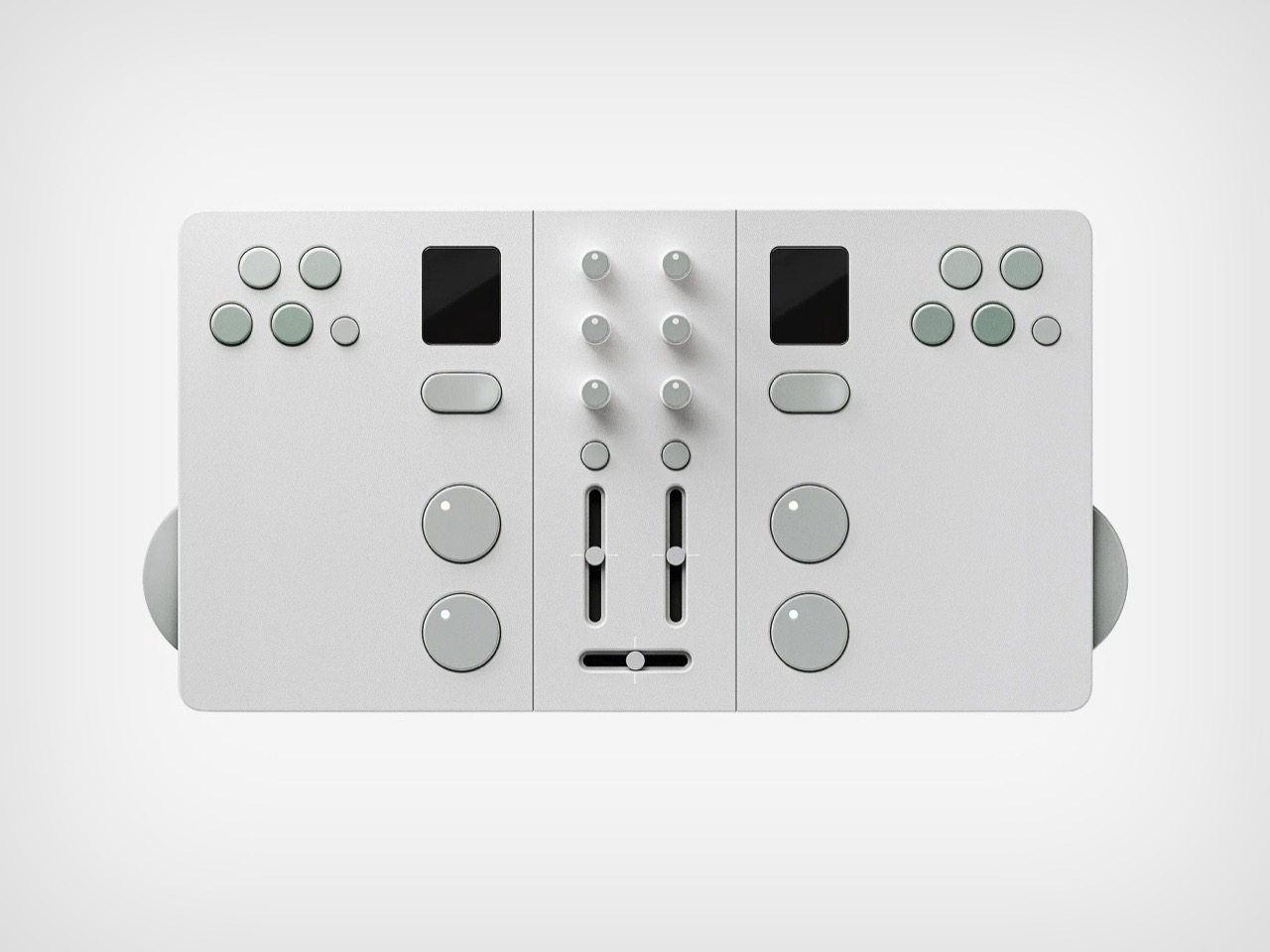 Split DJ Controller，Switch inspiration，Double Dish，Twin DJ Console，Portable Dish Maker，