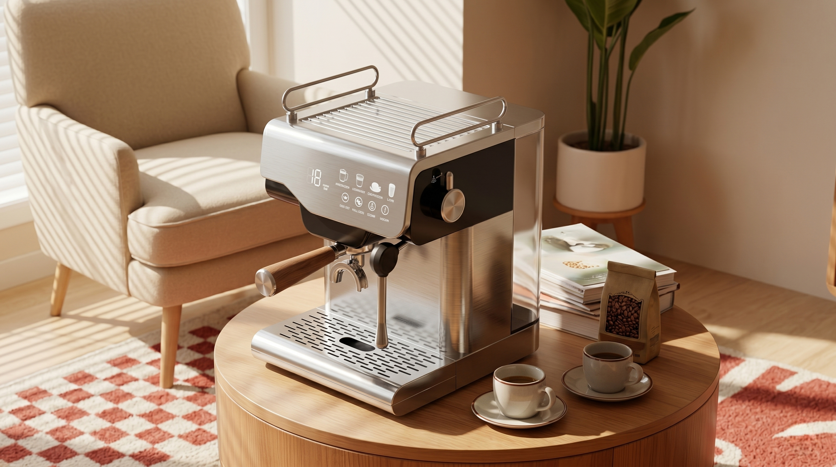 Coffee machine，Italian coffee machine，small home appliances，Appearance design，product design，industrial design，