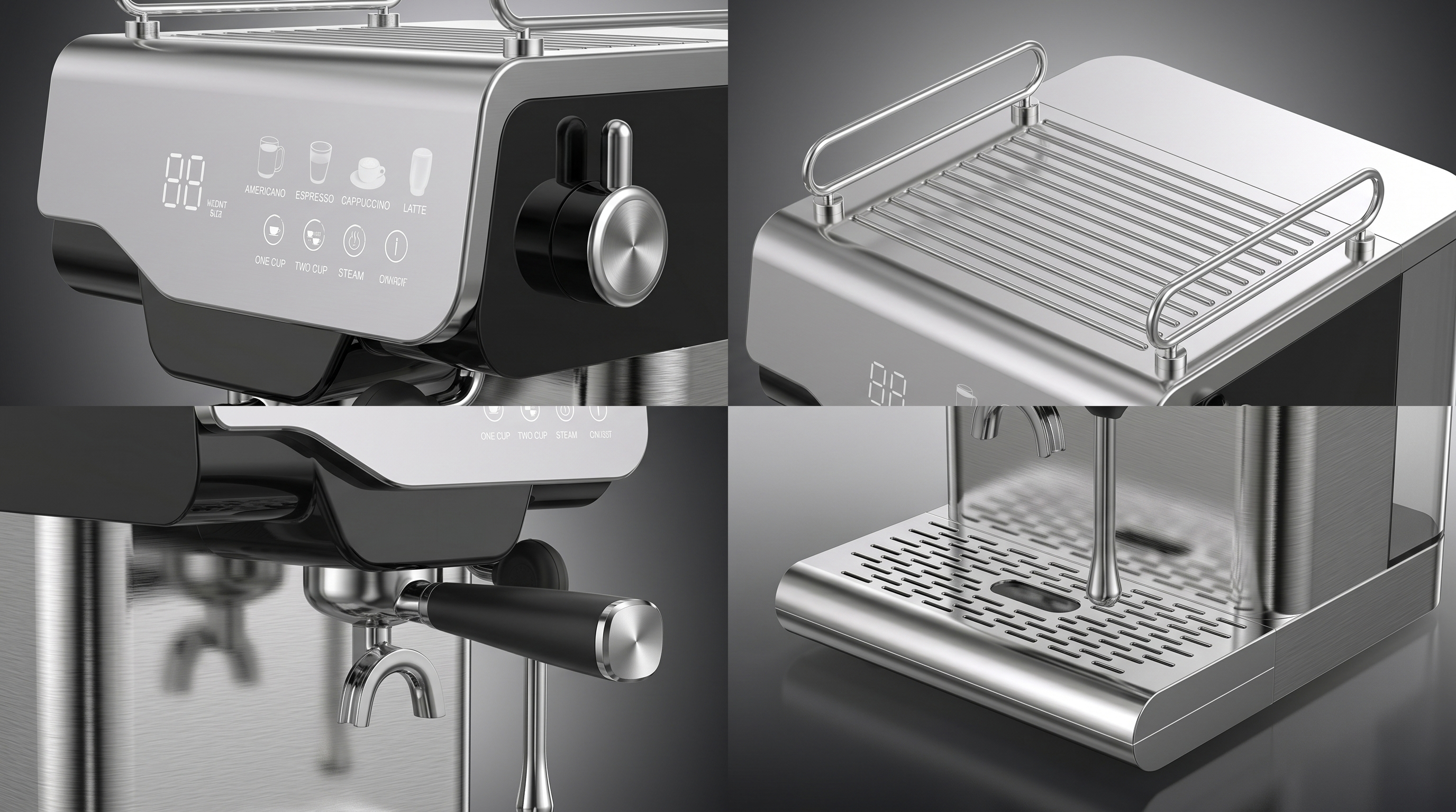 Coffee machine，Italian coffee machine，small home appliances，Appearance design，product design，industrial design，